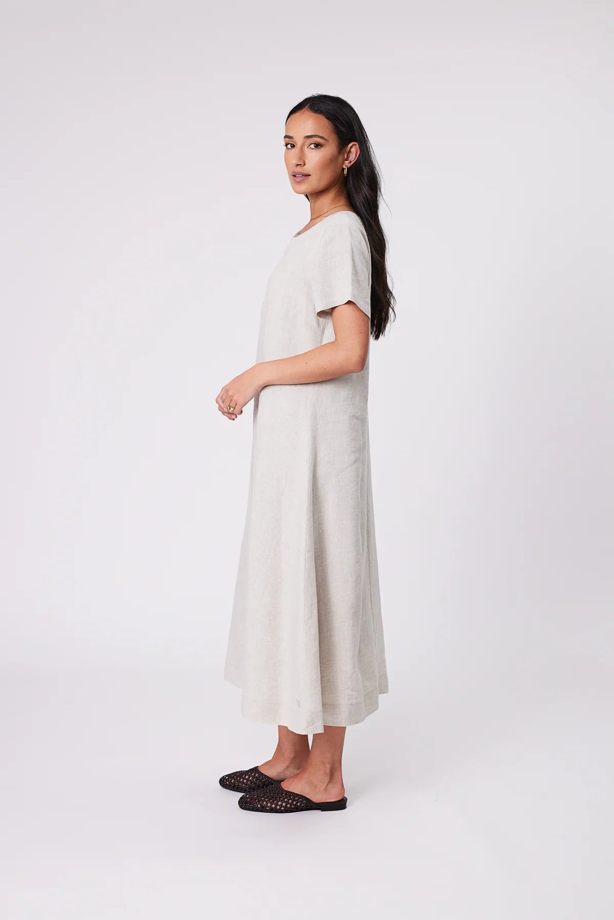 Marlow Sicily Linen Dress - Natural