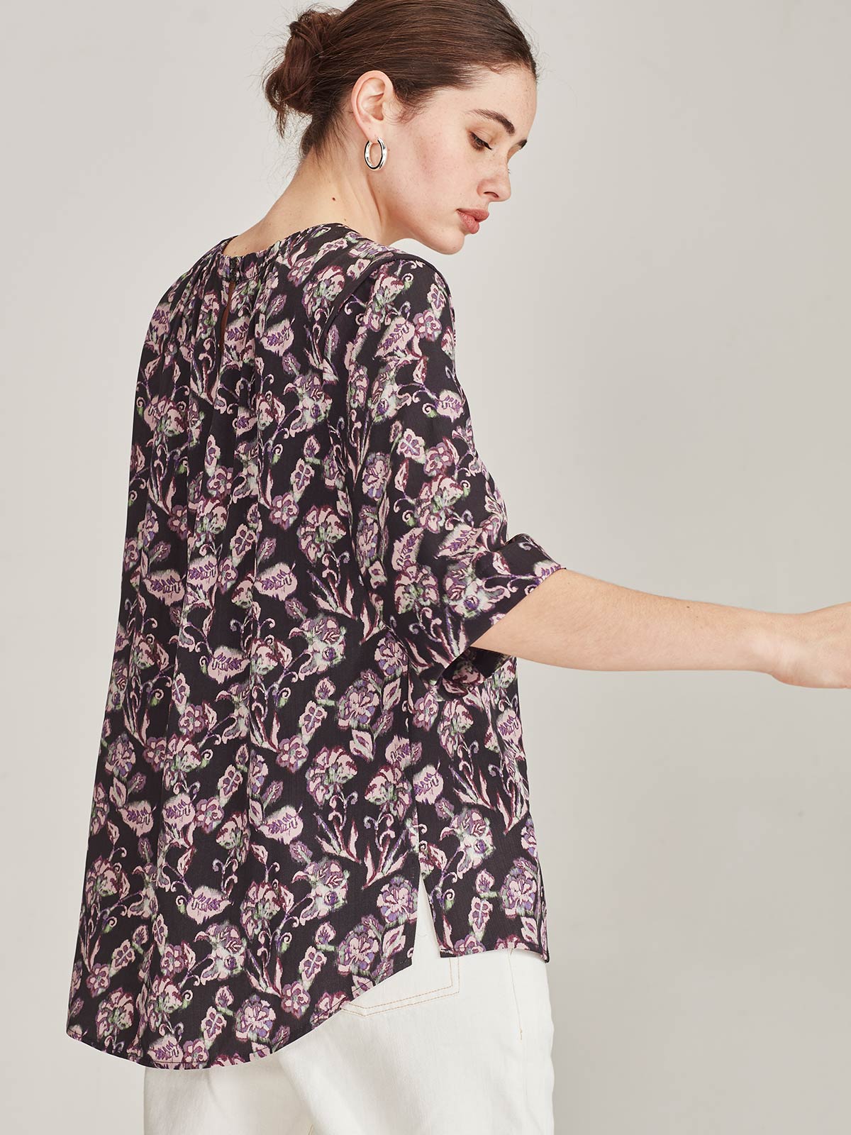 Sills Margaux Floral Tee - Lilac