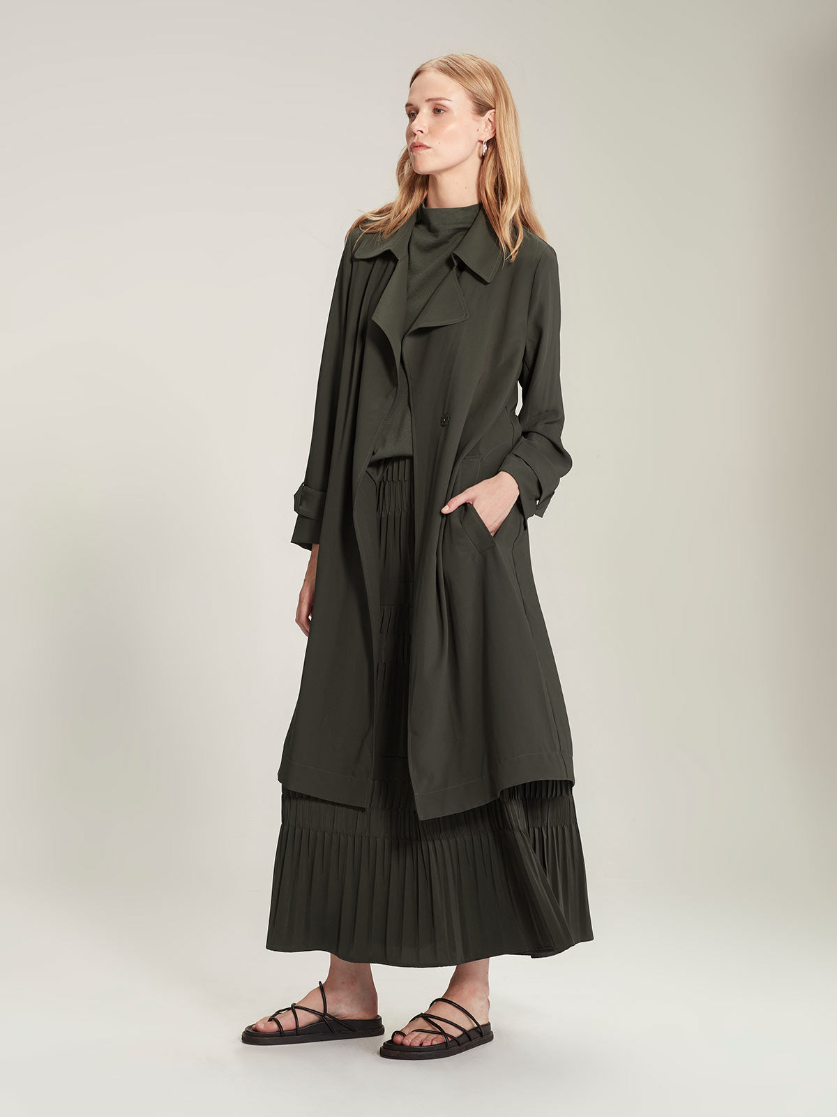 Sills Alba Trench - Khaki