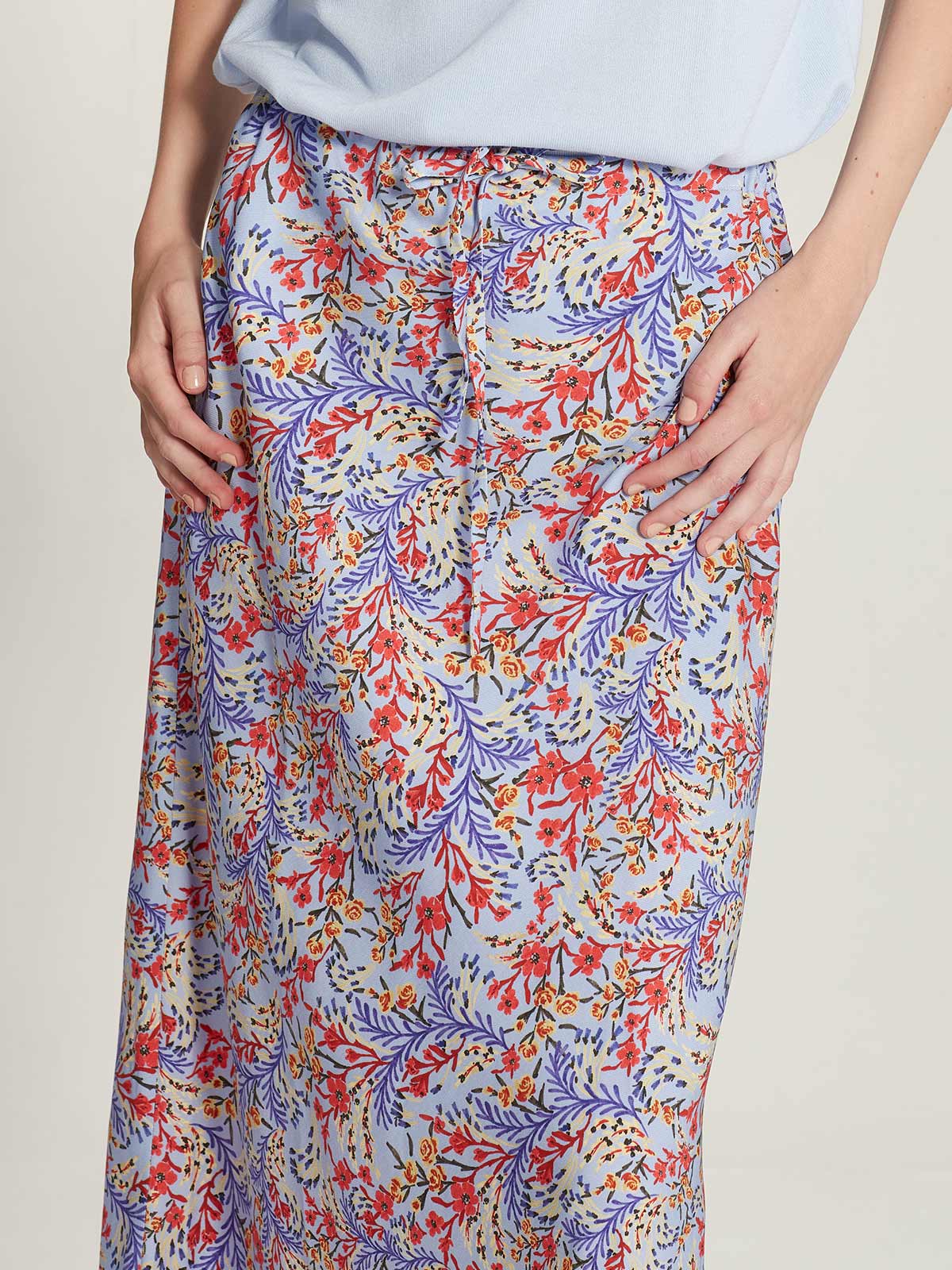 Sills Alonso Skirt - Blue Floral