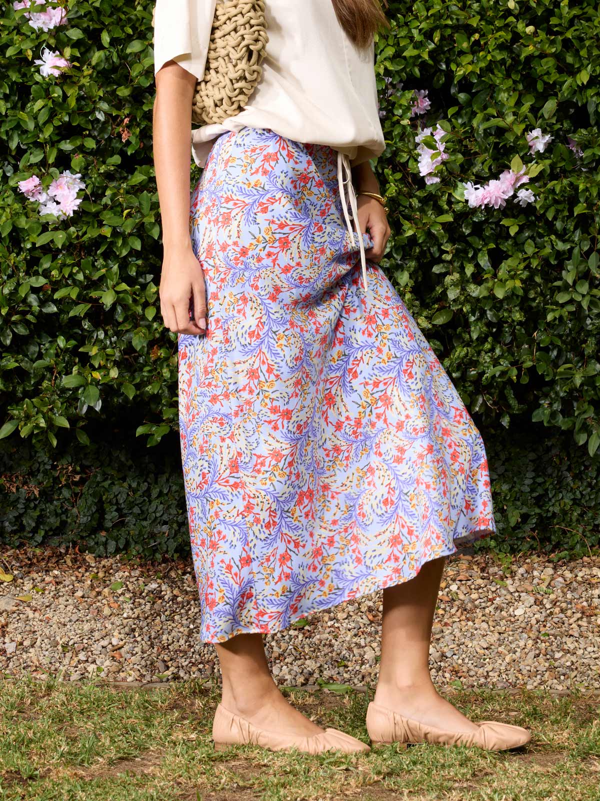 Sills Alonso Skirt - Blue Floral