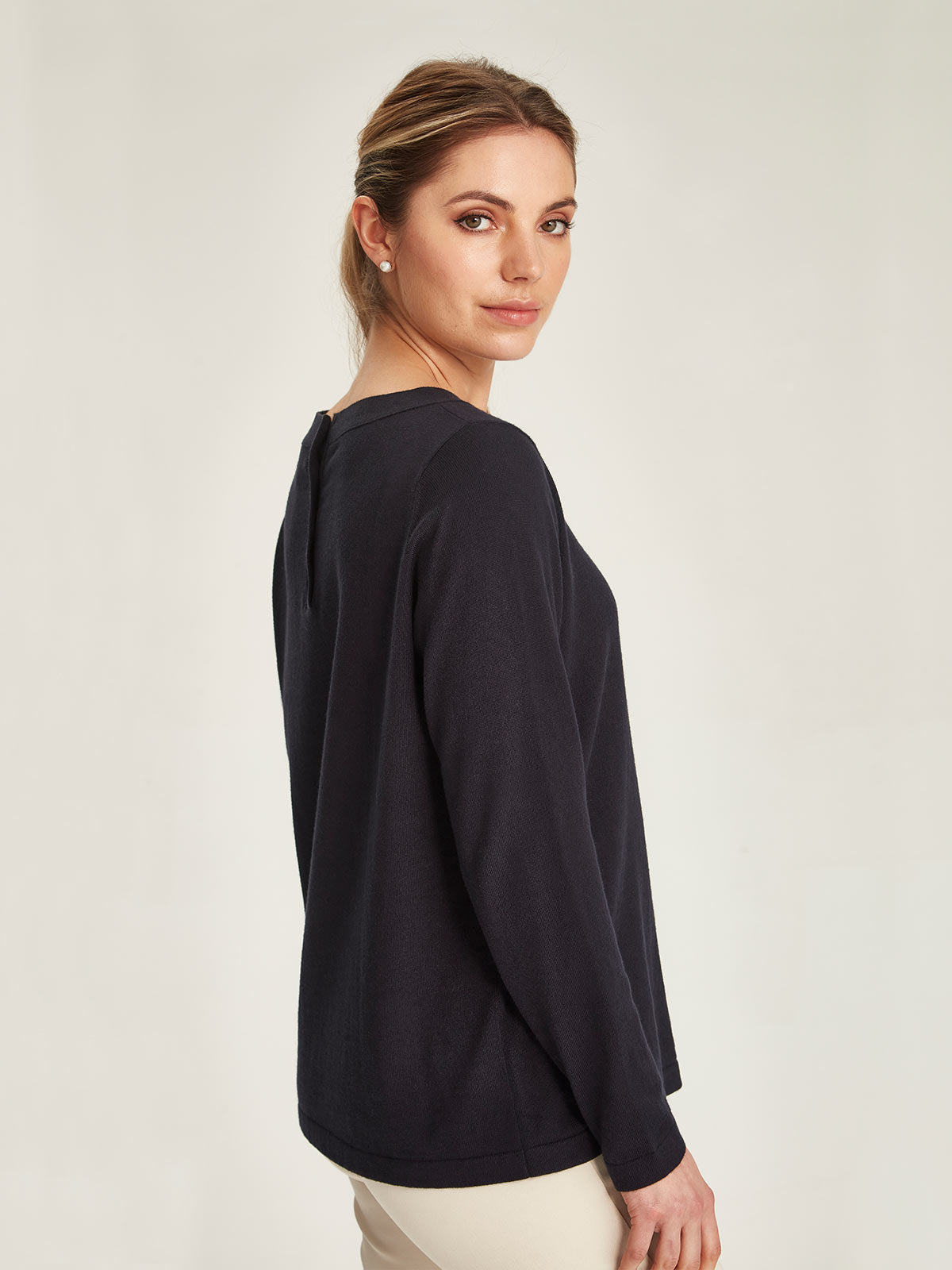 Sills Kelly Jumper - Neat Navy