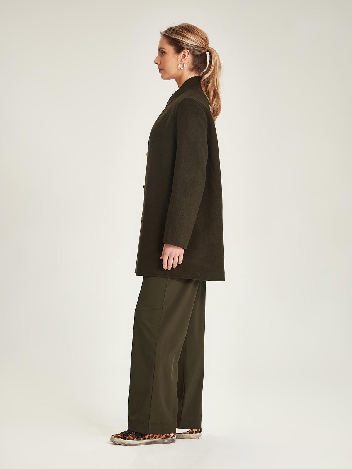 Sills Mimco Coat - Dark Moss