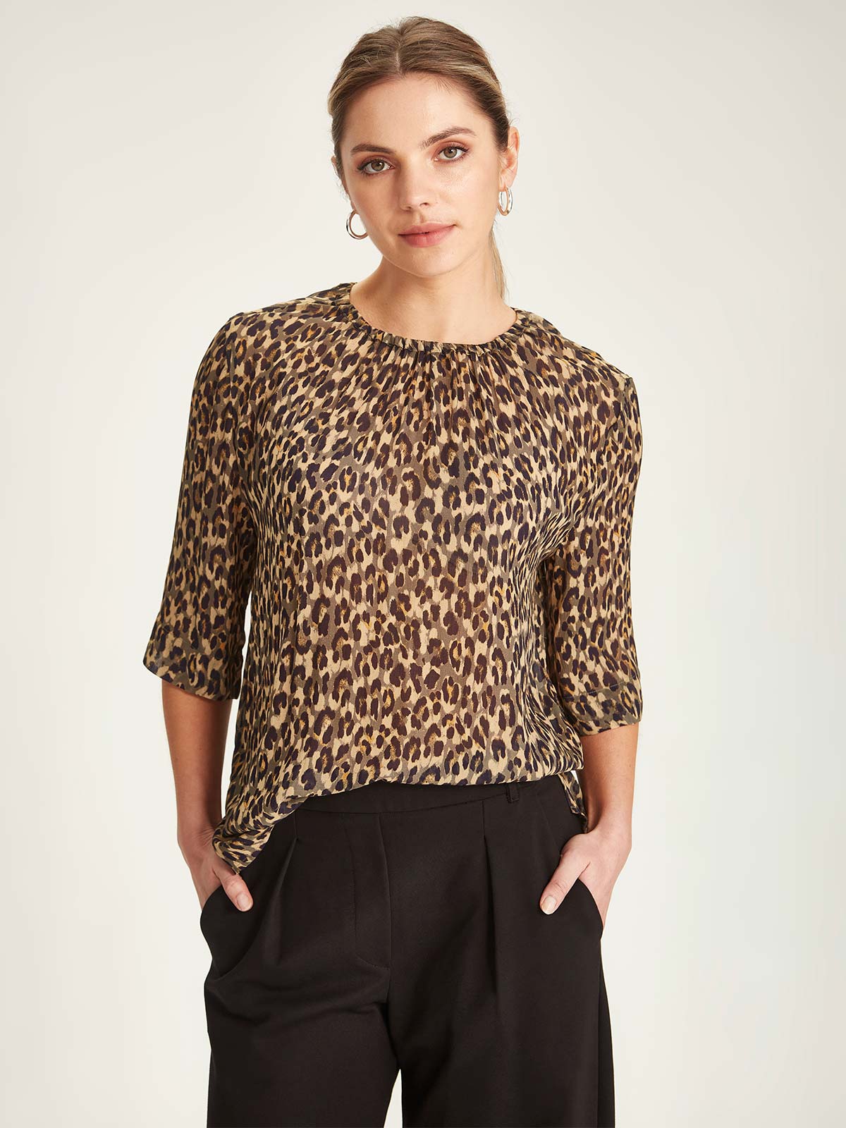 Sills Gisele Leopard Blouse