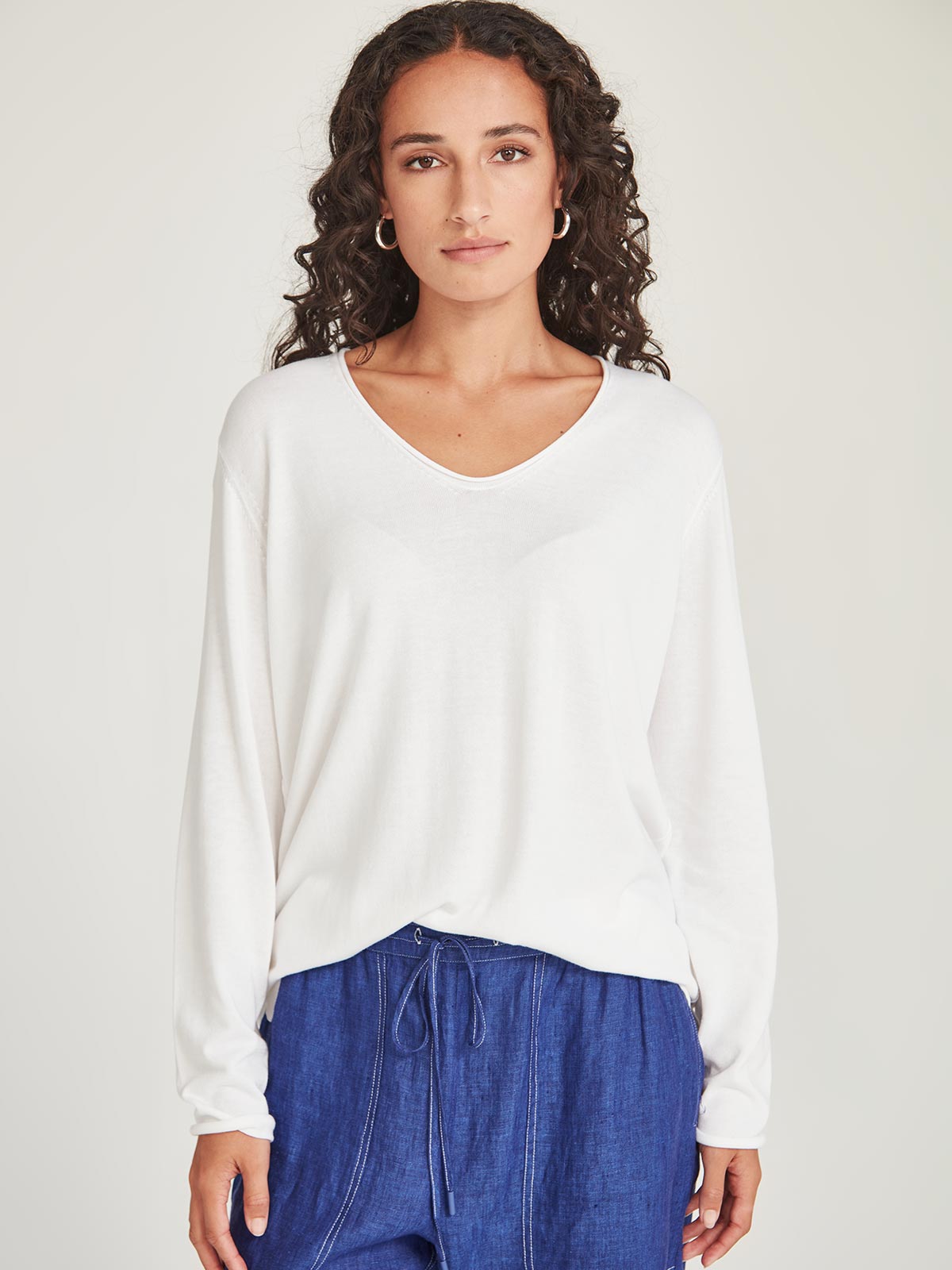 Sills Vinnie V-Neck - White