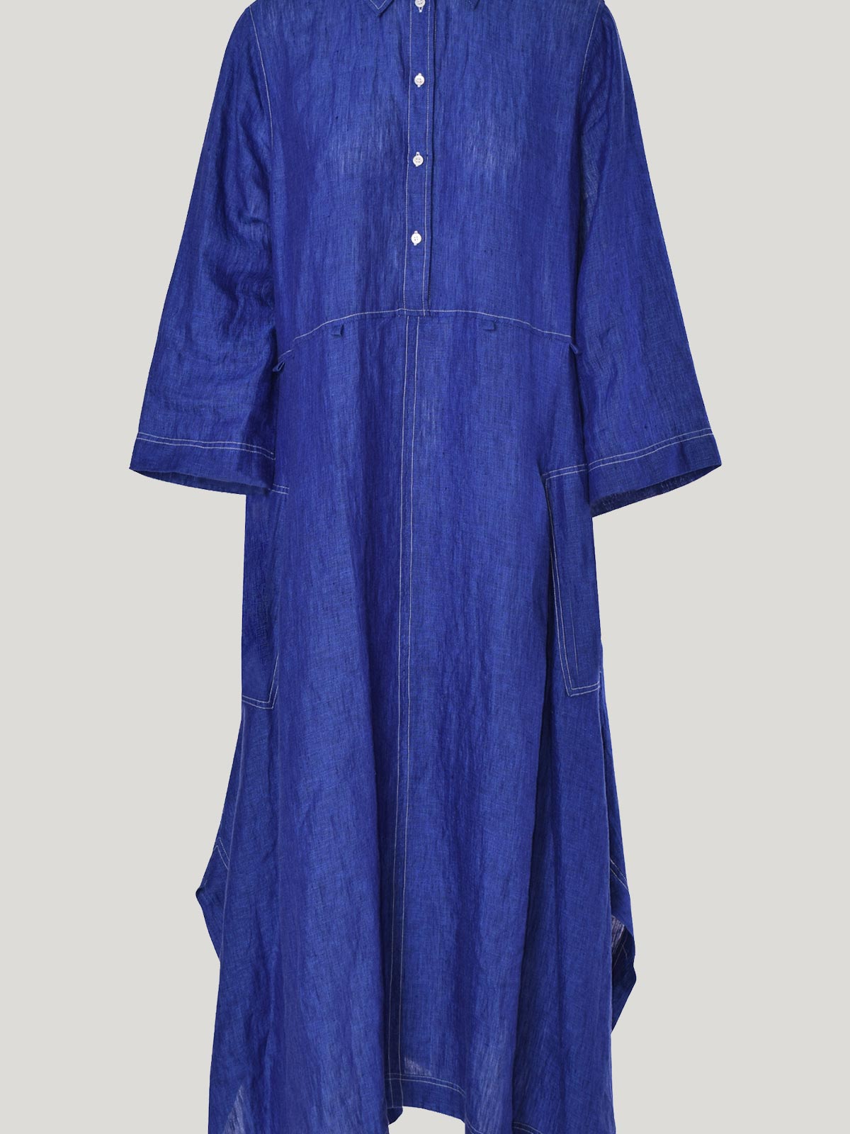 Sills Sofia Linen Shirtdress - Iris