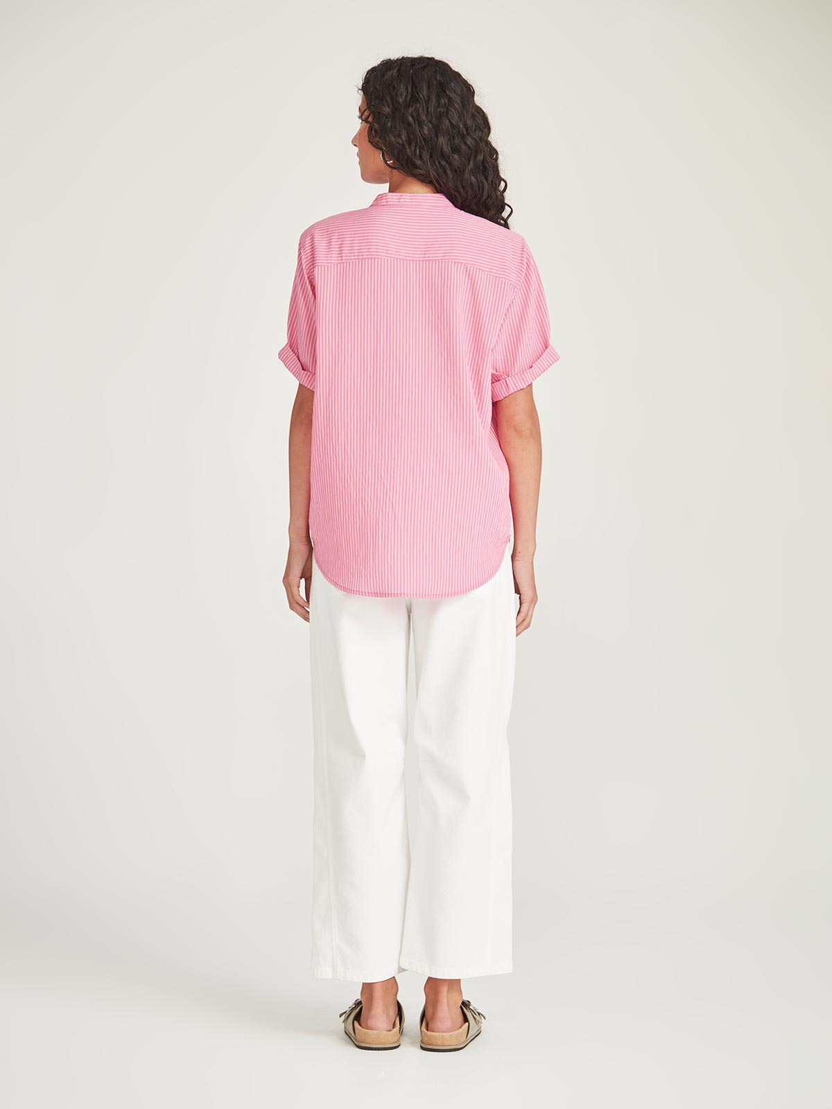 Sills Flynn Stripe Shirt - Pink/Red Stripe