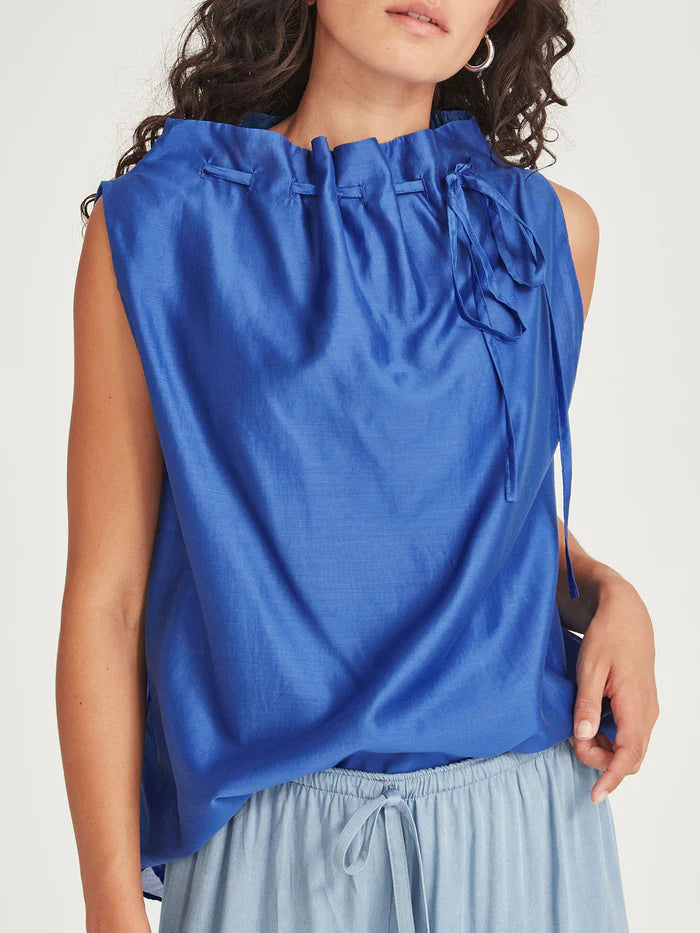 Jasper Top - Azure Blue