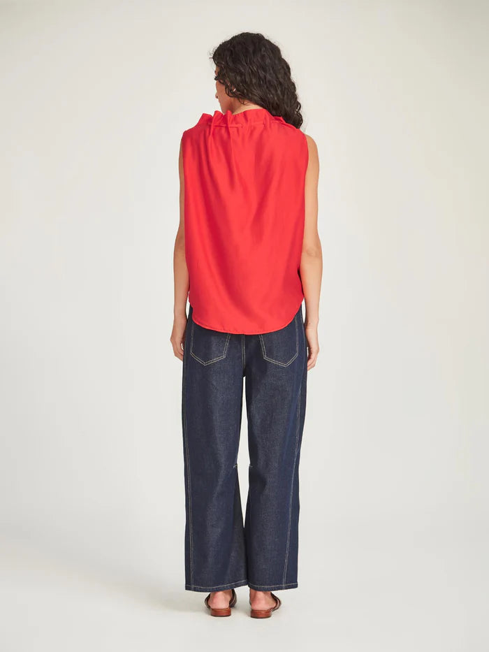 Jasper Top - Melon Red