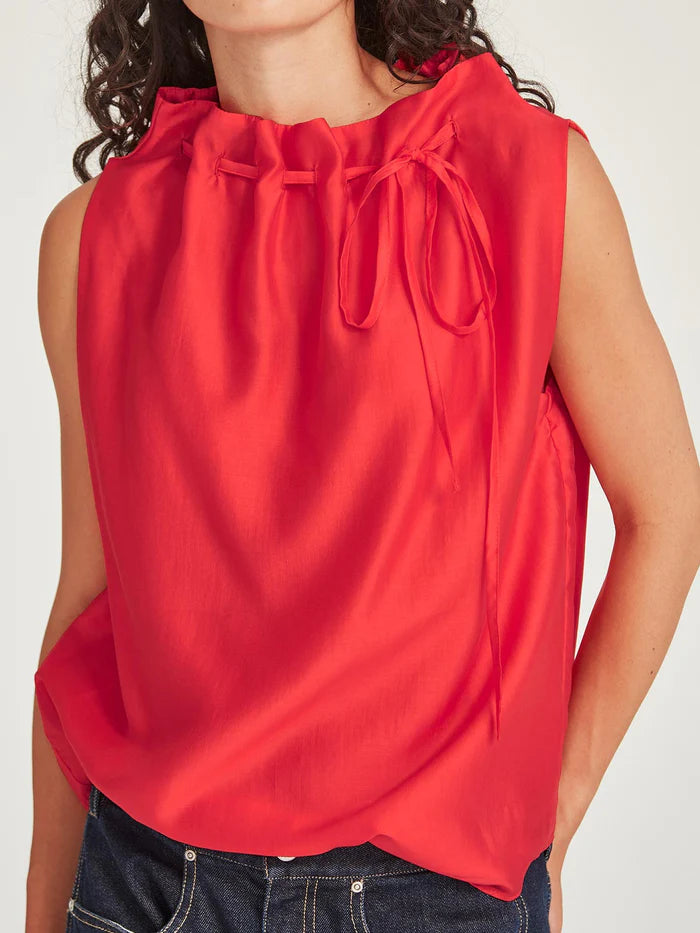 Jasper Top - Melon Red