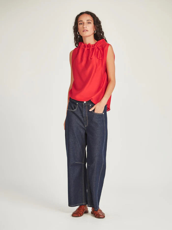 Jasper Top - Melon Red