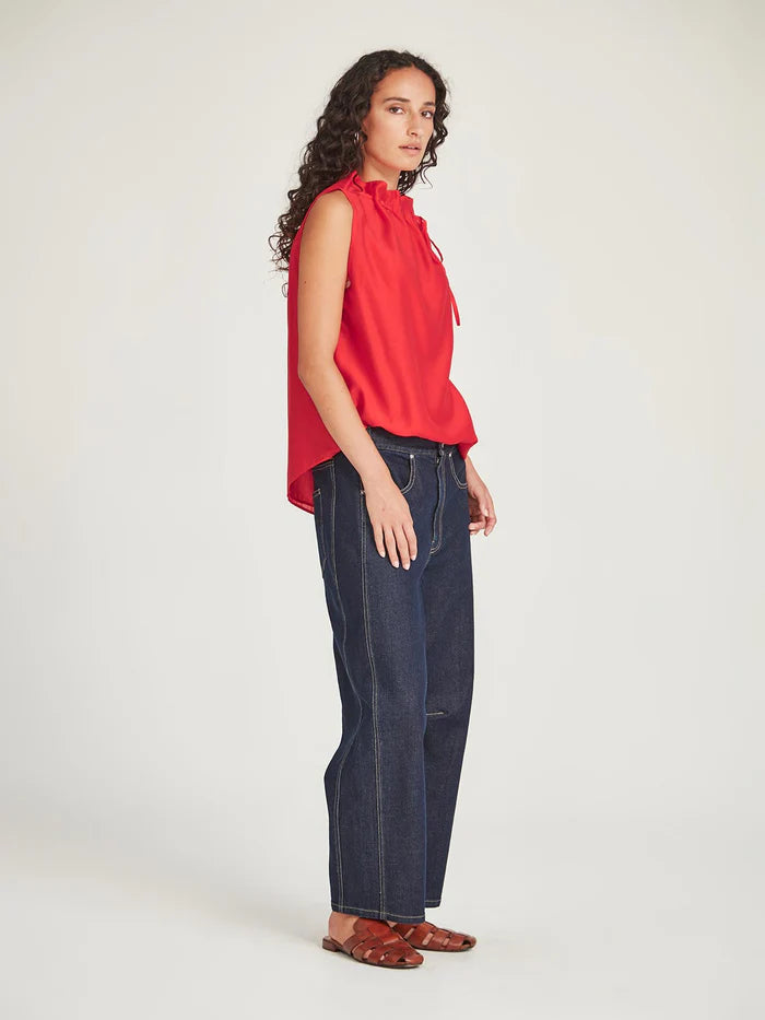 Jasper Top - Melon Red