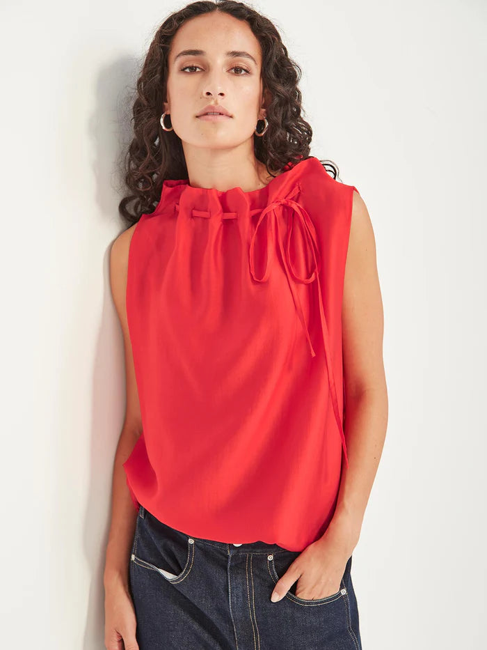 Jasper Top - Melon Red