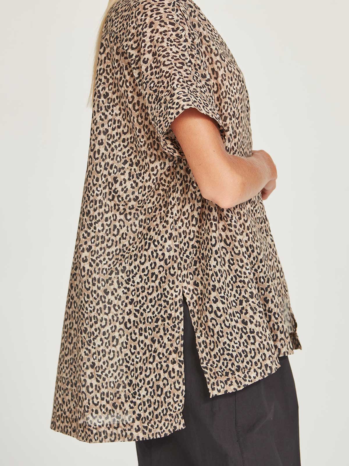 Anita Print Top - Leopard