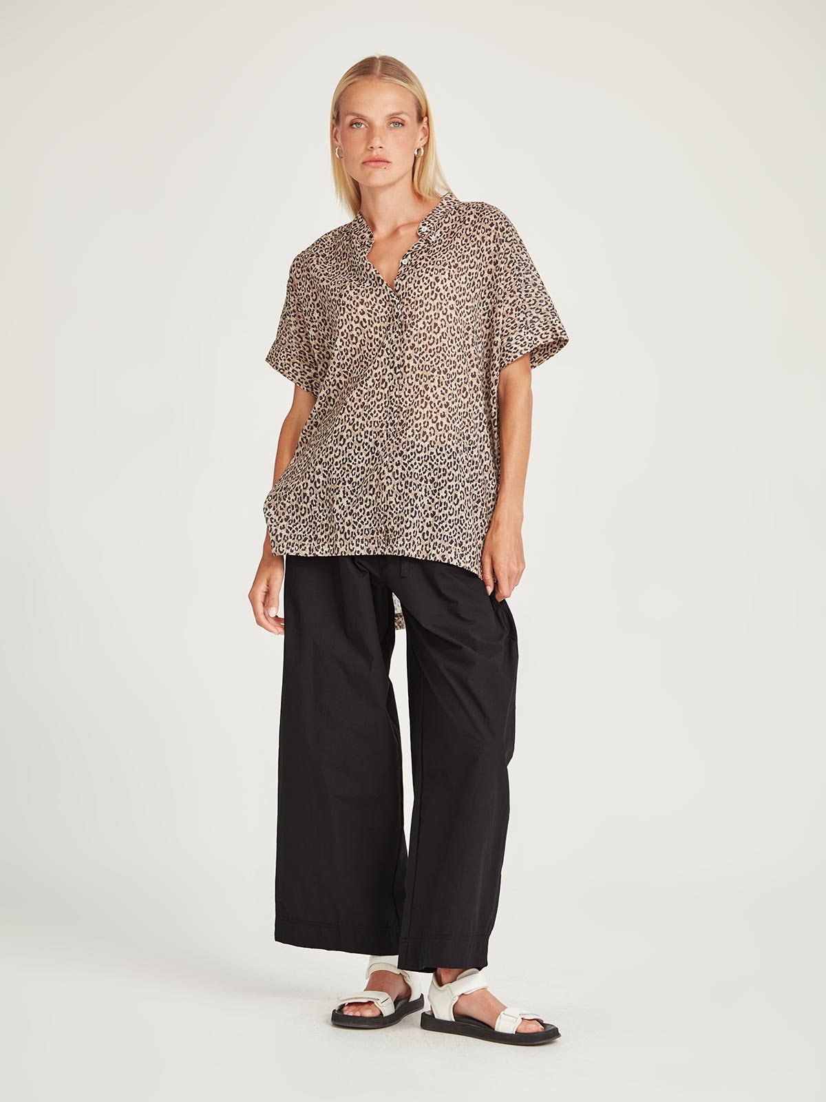 Anita Print Top - Leopard