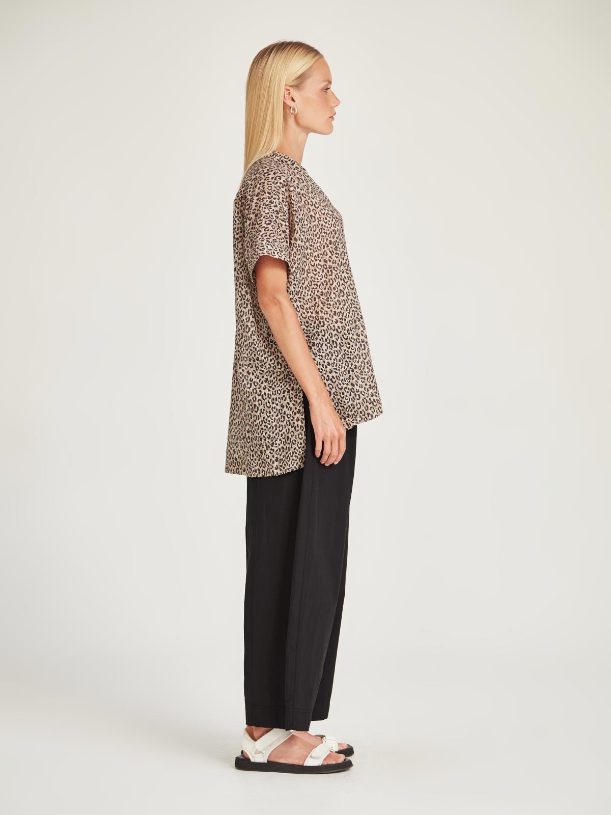 Anita Print Top - Leopard