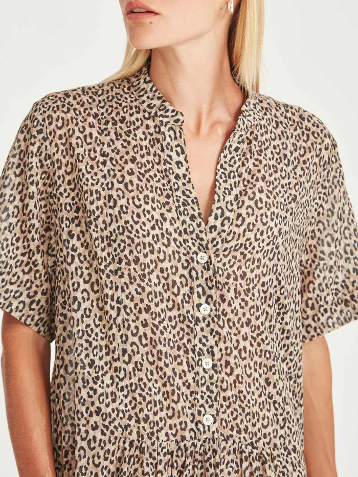 Victor Print Dress - Leopard Print
