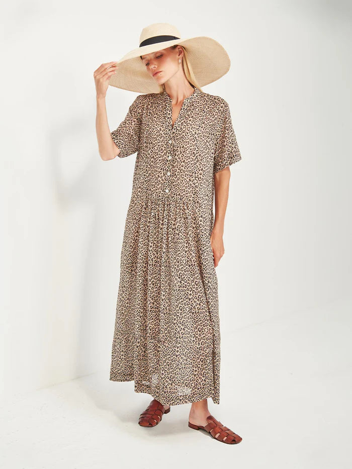 Victor Print Dress - Leopard Print