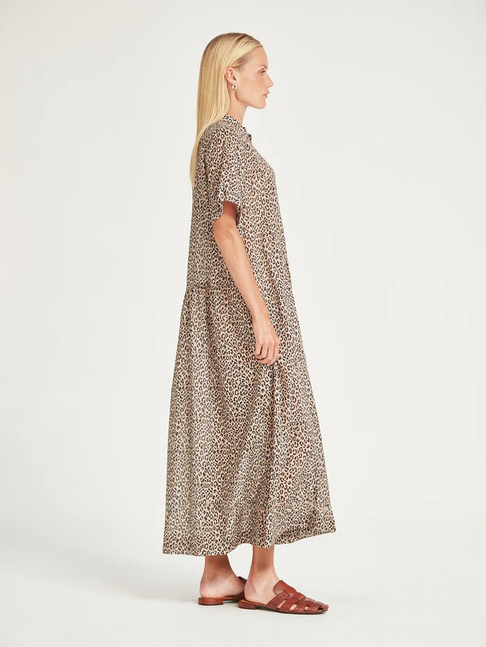 Victor Print Dress - Leopard Print