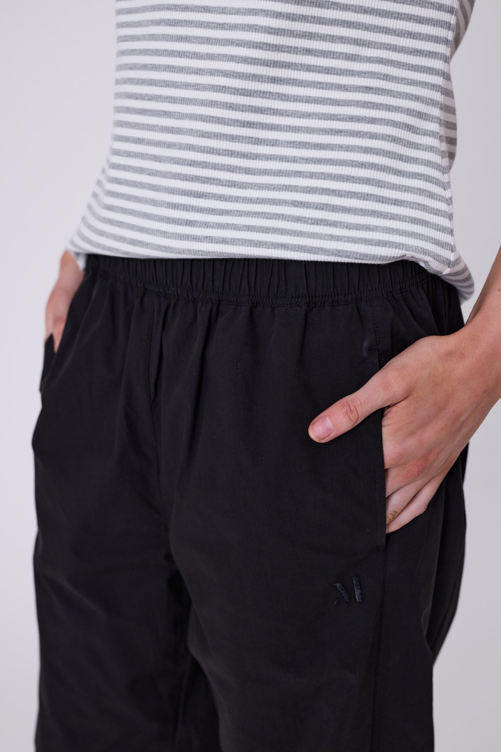 Silo Barrel Pant - Black