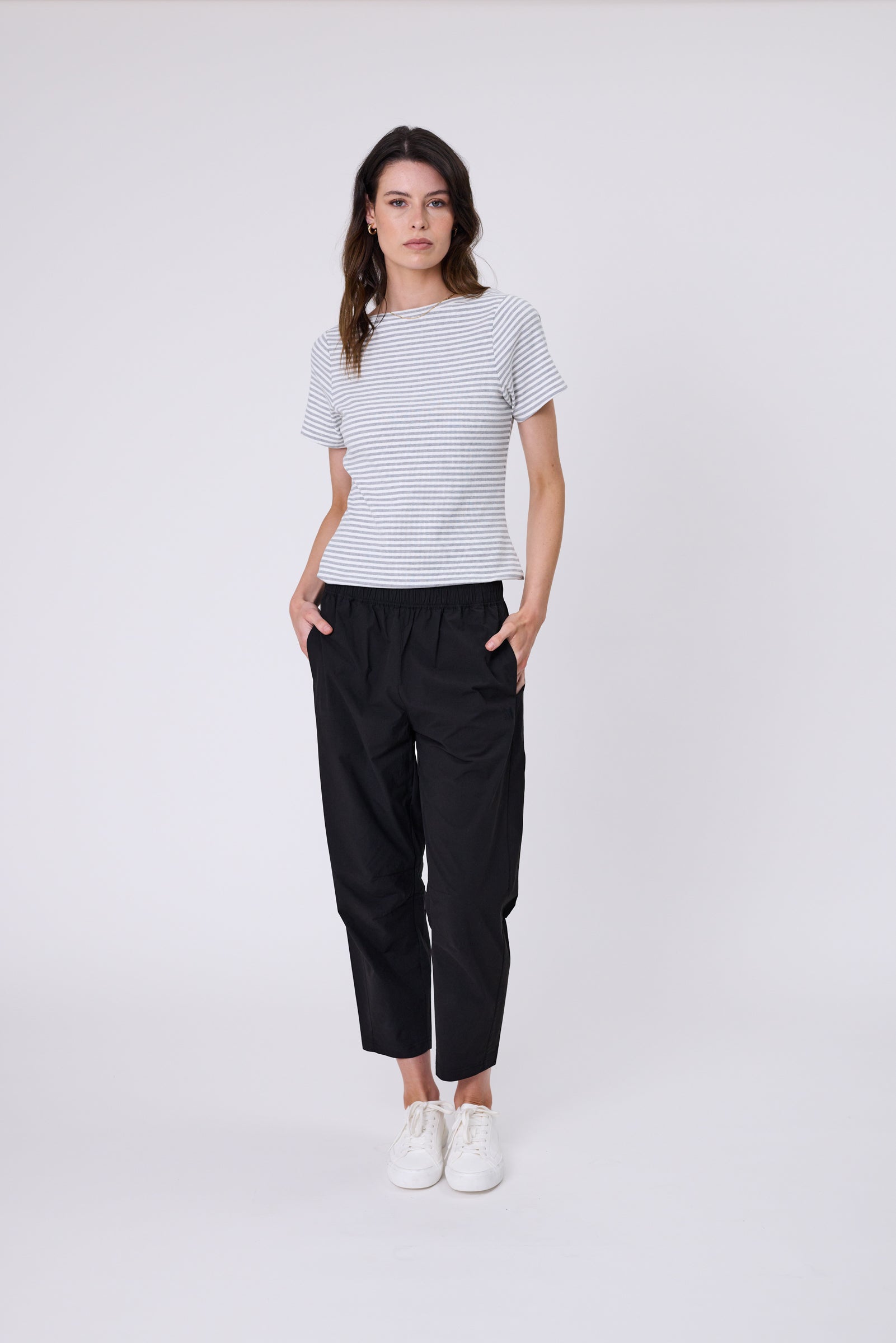 Silo Barrel Pant - Black