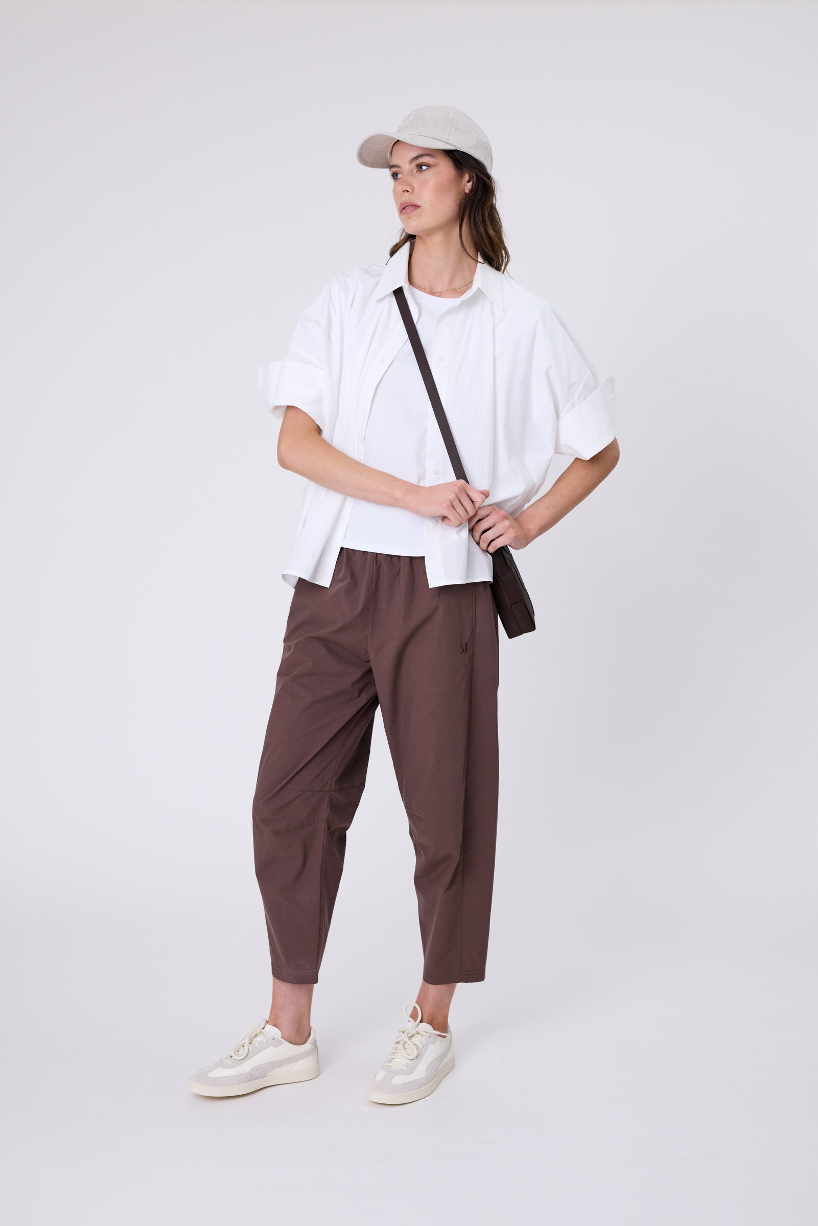 Silo Barrel Pant - Carob