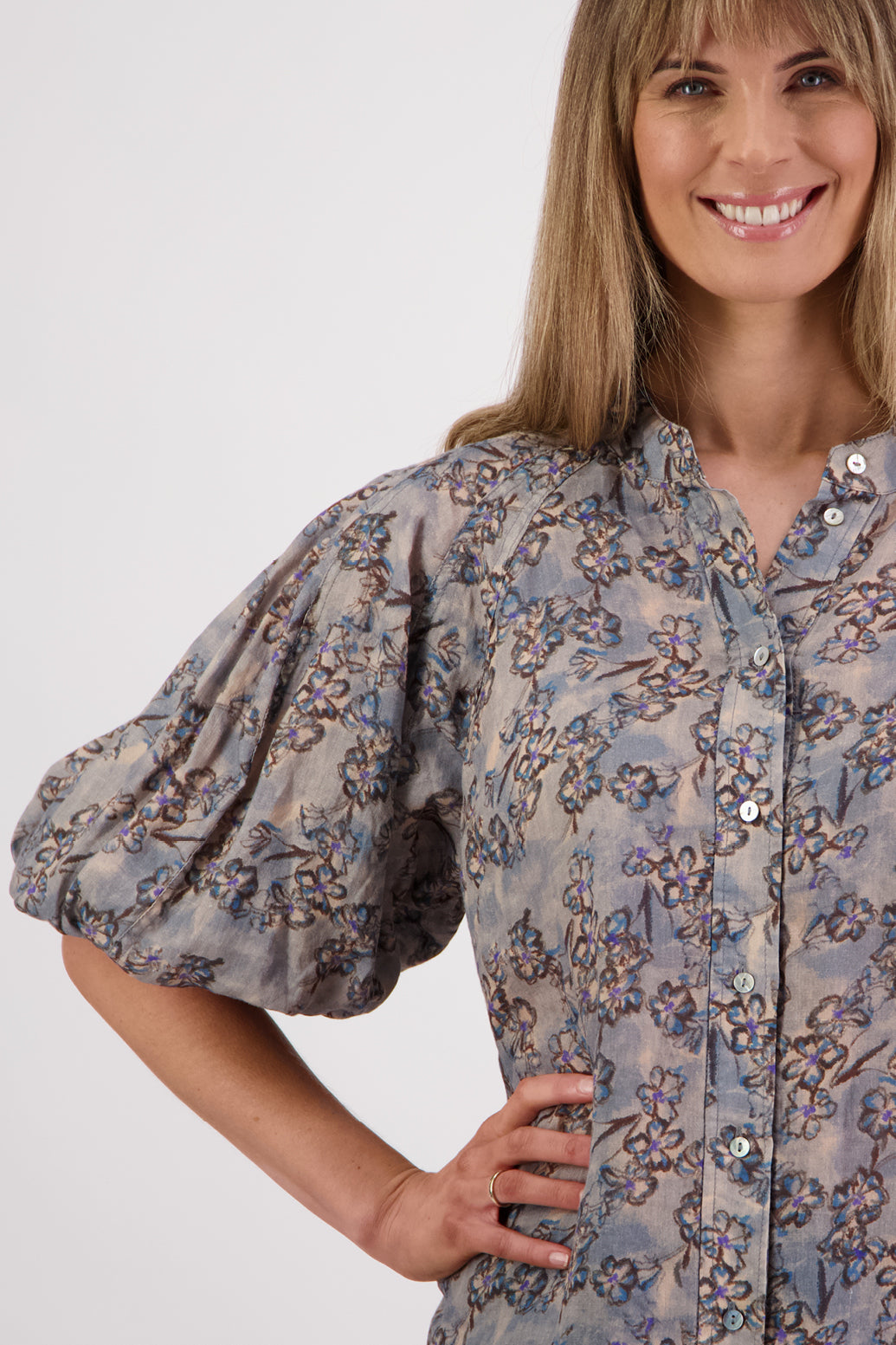 Briarwood Sophia Top - Denim Daisy