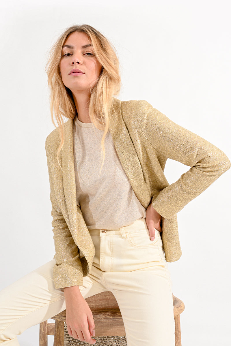 Molly Bracken Gold Blazer