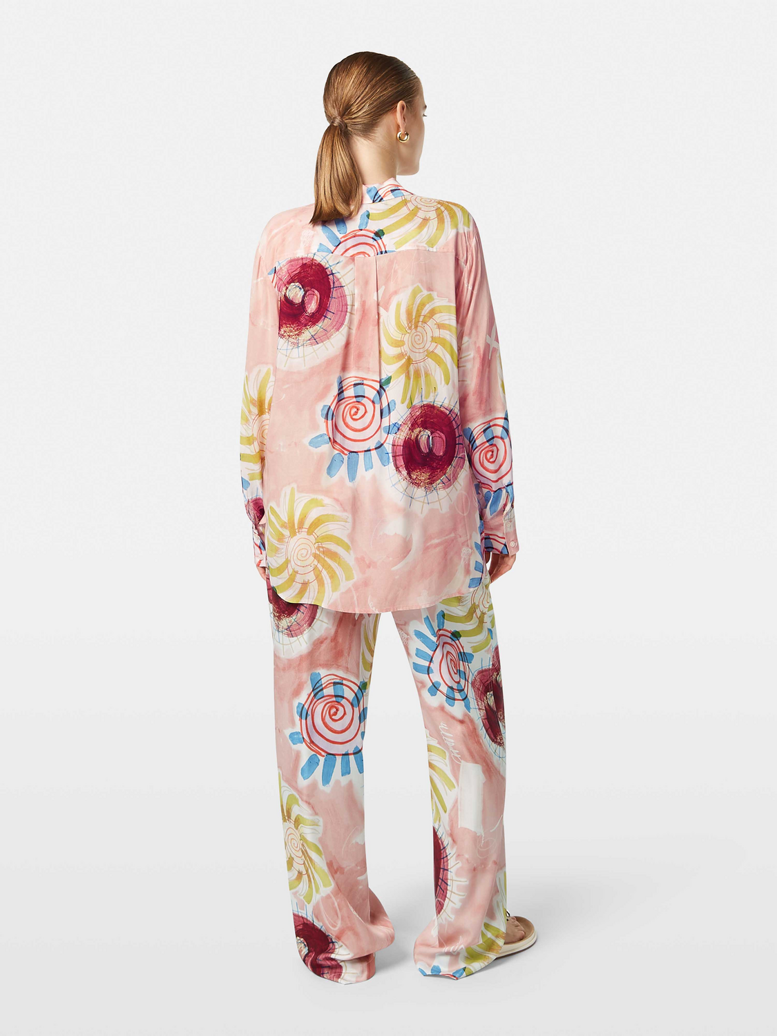 Scotch & Soda Abstract Sun Printed Relaxed Fit Shirt