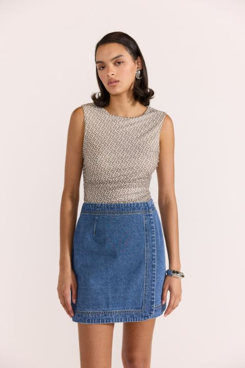 Staple the Label Tate Denim Skirt