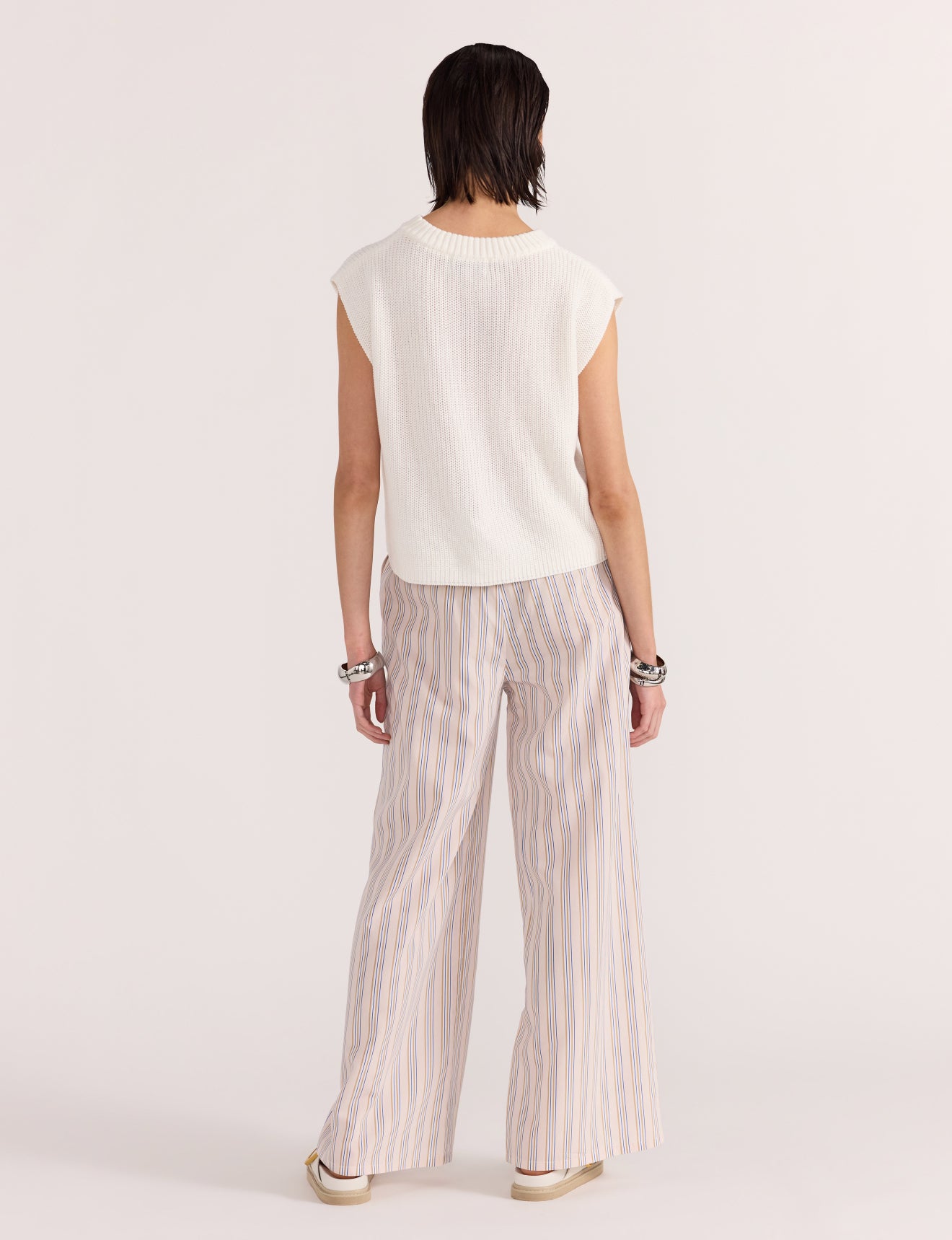 Staple the Label Petra Knit Top - Off White