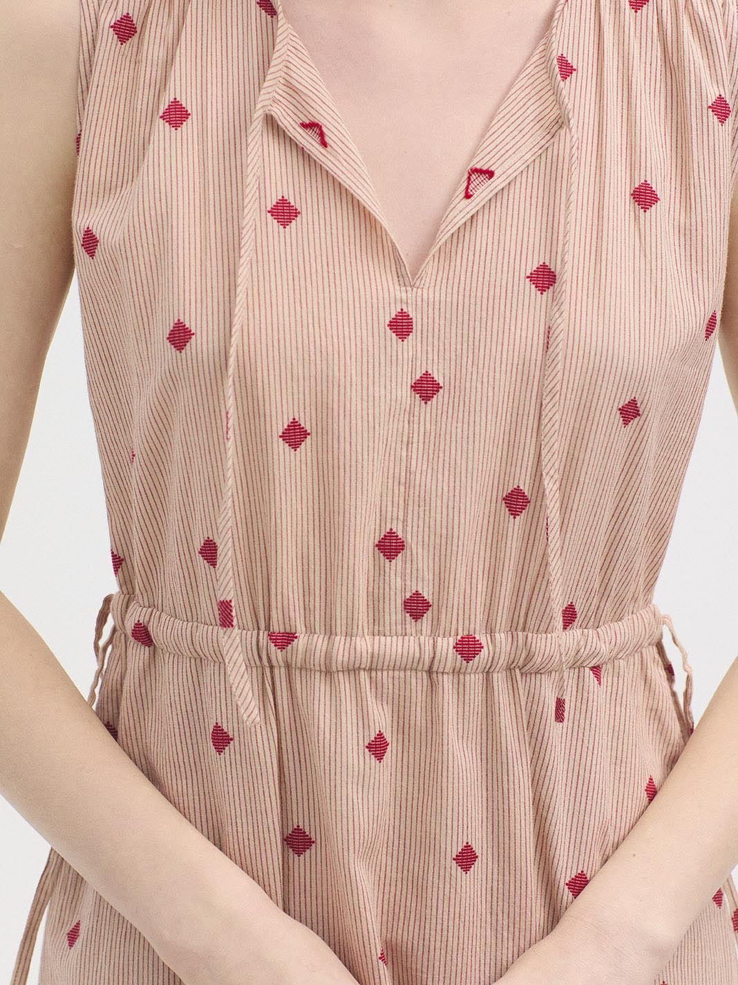 Diamond Jacquard Dress