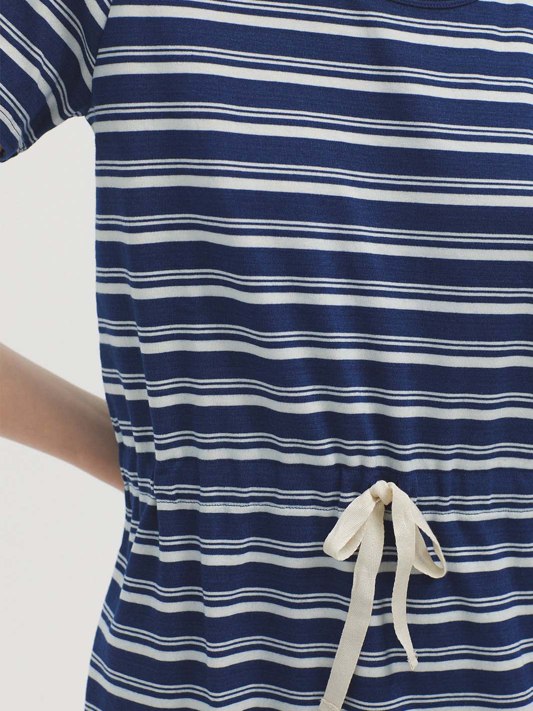 Nice Things Striped Indigo Dress WSJ038