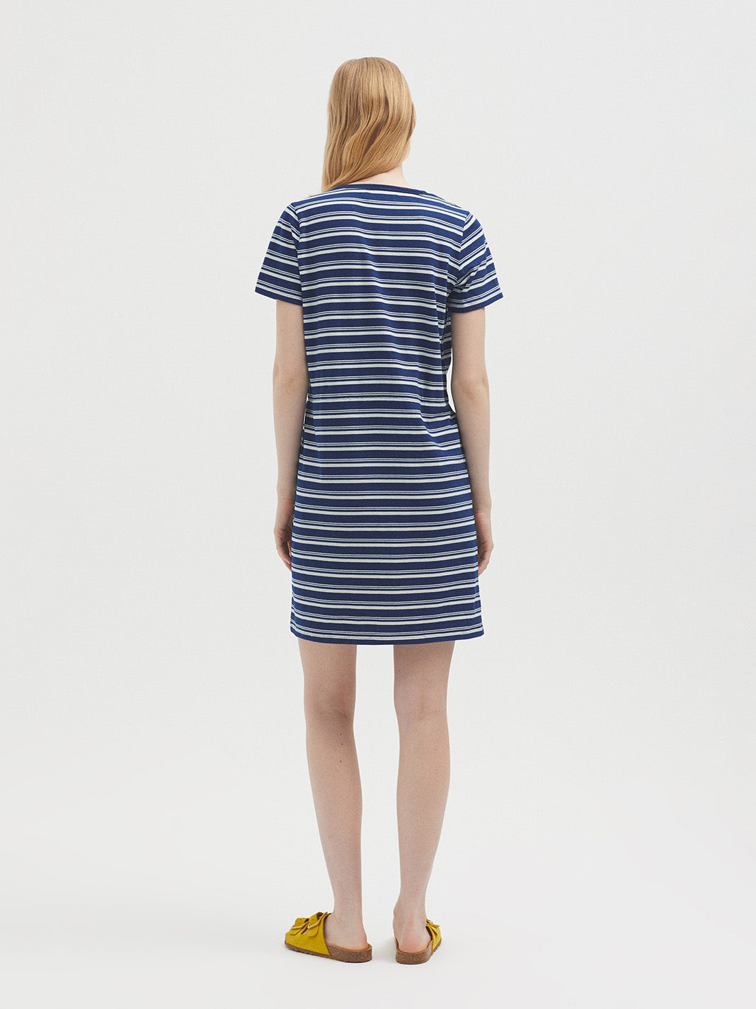 Nice Things Striped Indigo Dress WSJ038