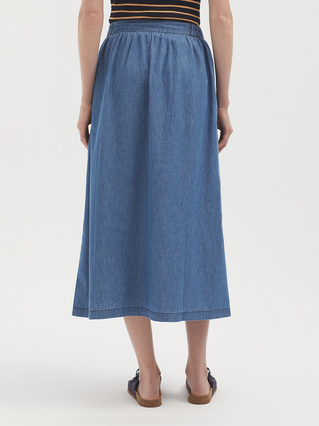 Nice Things Denim Long Skirt