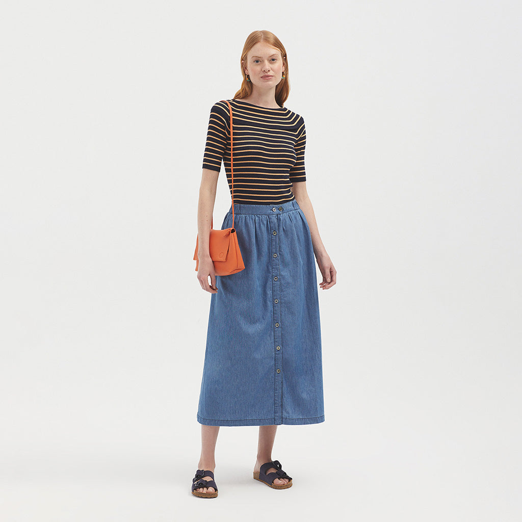 Nice Things Denim Long Skirt