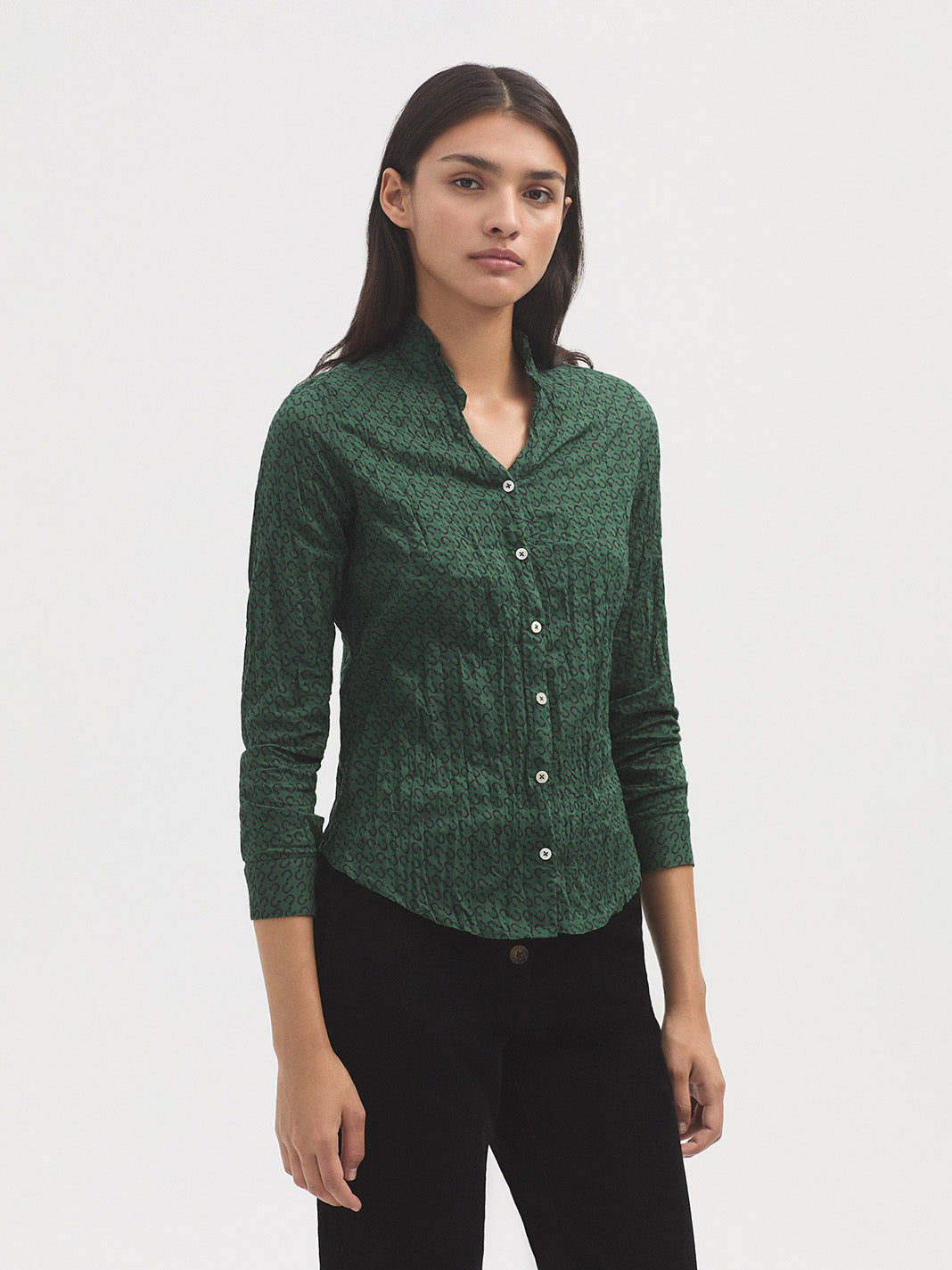 Nice Things Horseshoe Shirt - Green