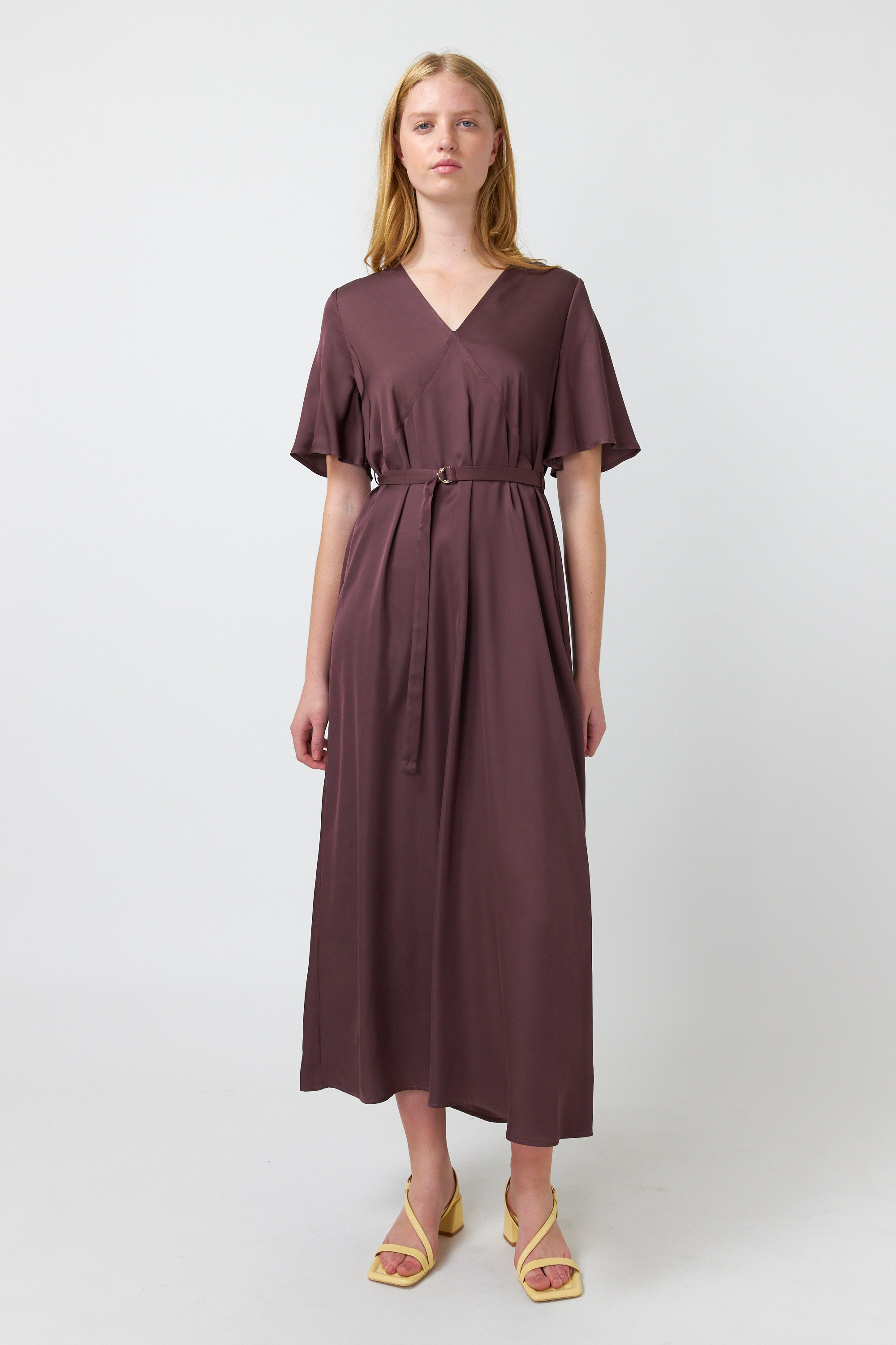 Kate Sylvester Cleo Dress - Aubergine