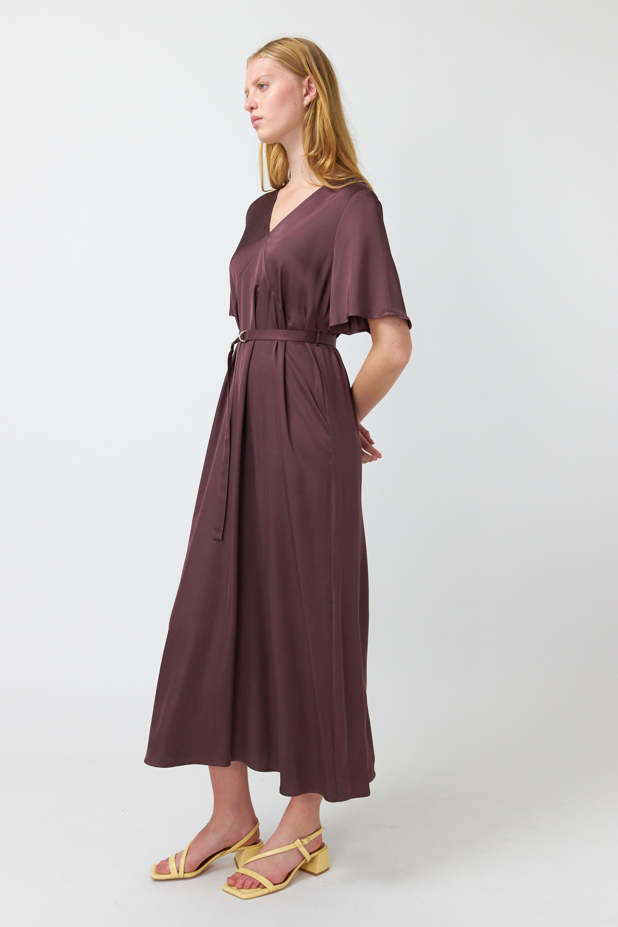 Kate Sylvester Cleo Dress - Aubergine