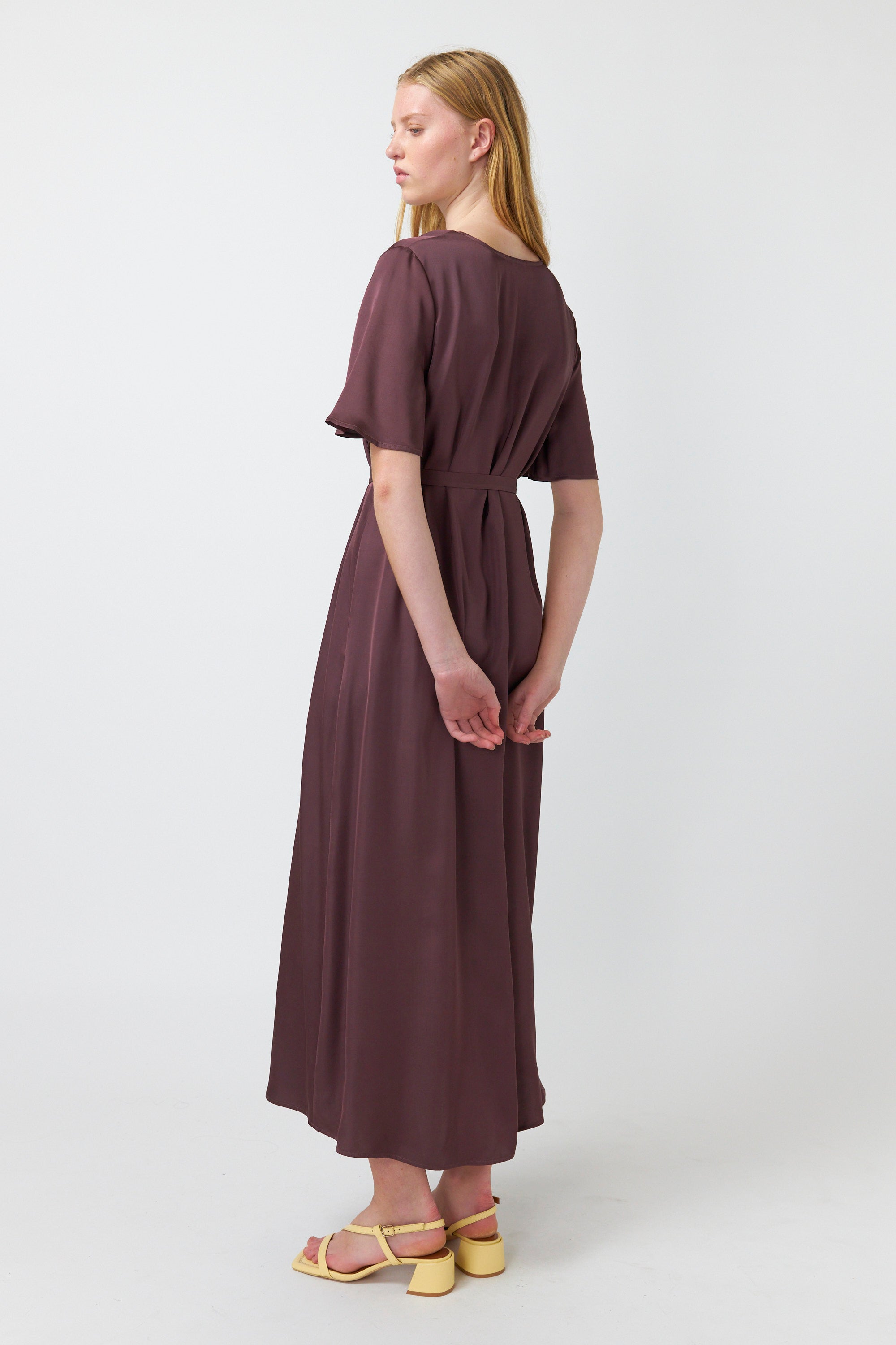 Kate Sylvester Cleo Dress - Aubergine