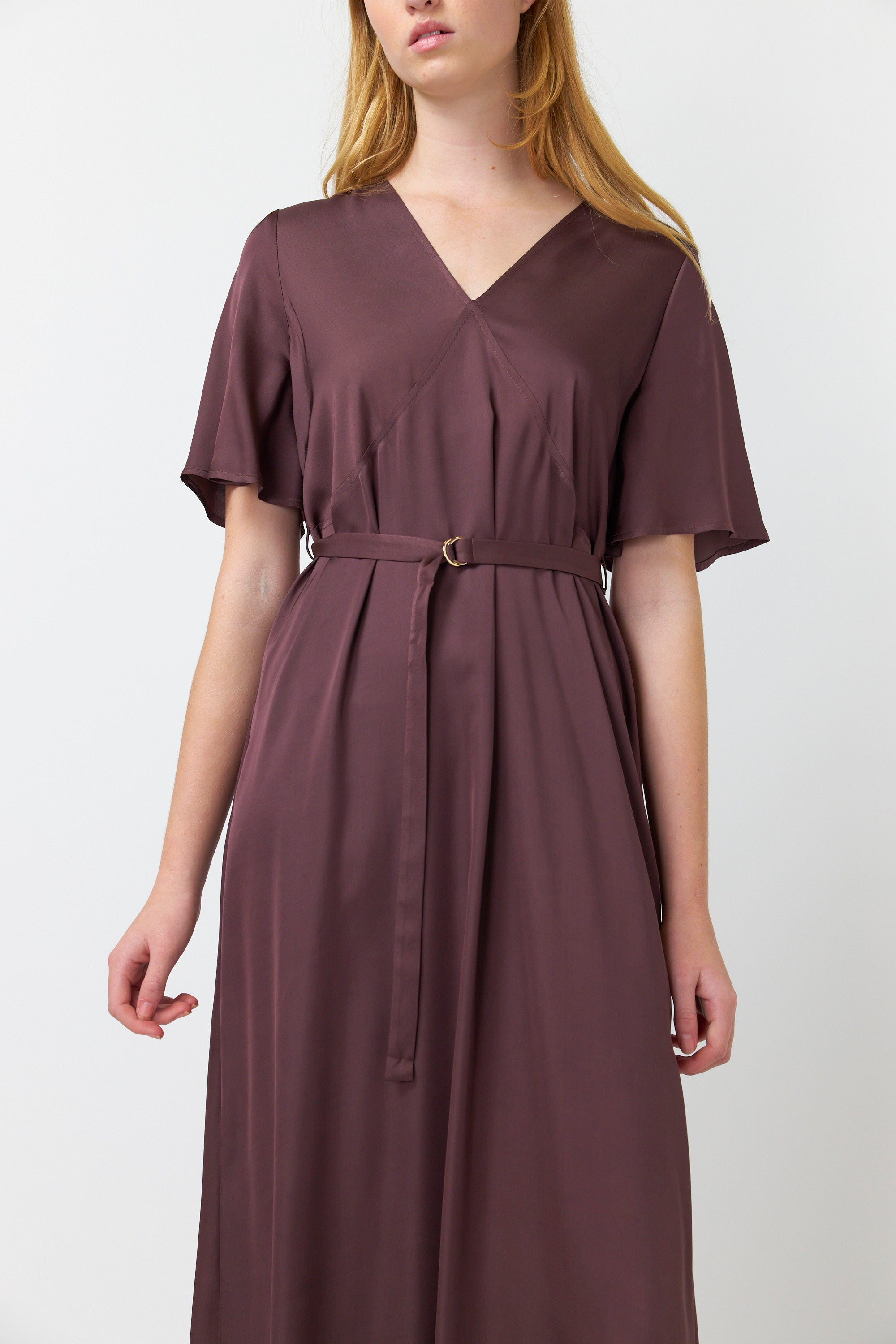 Kate Sylvester Cleo Dress - Aubergine