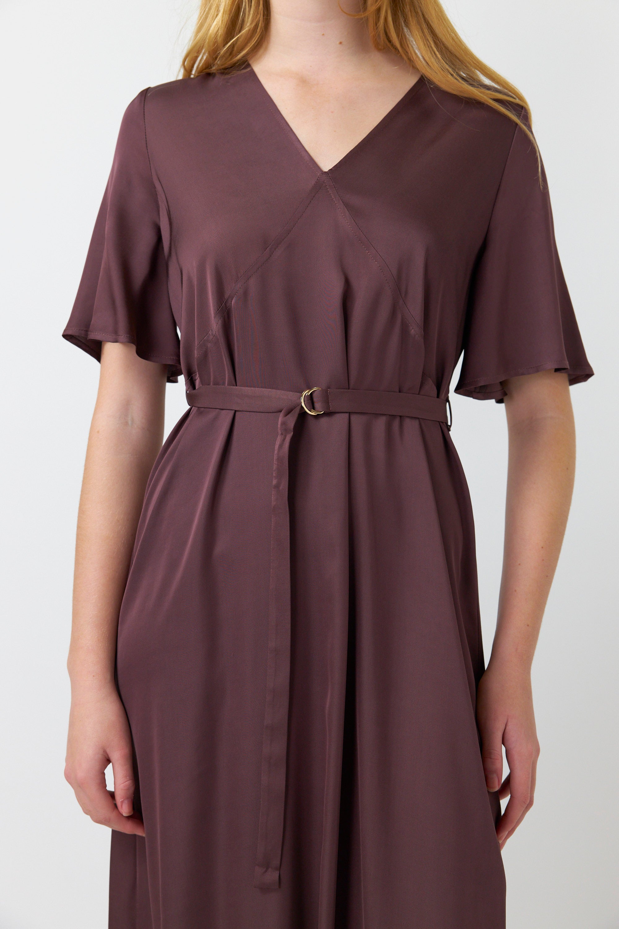 Kate Sylvester Cleo Dress - Aubergine