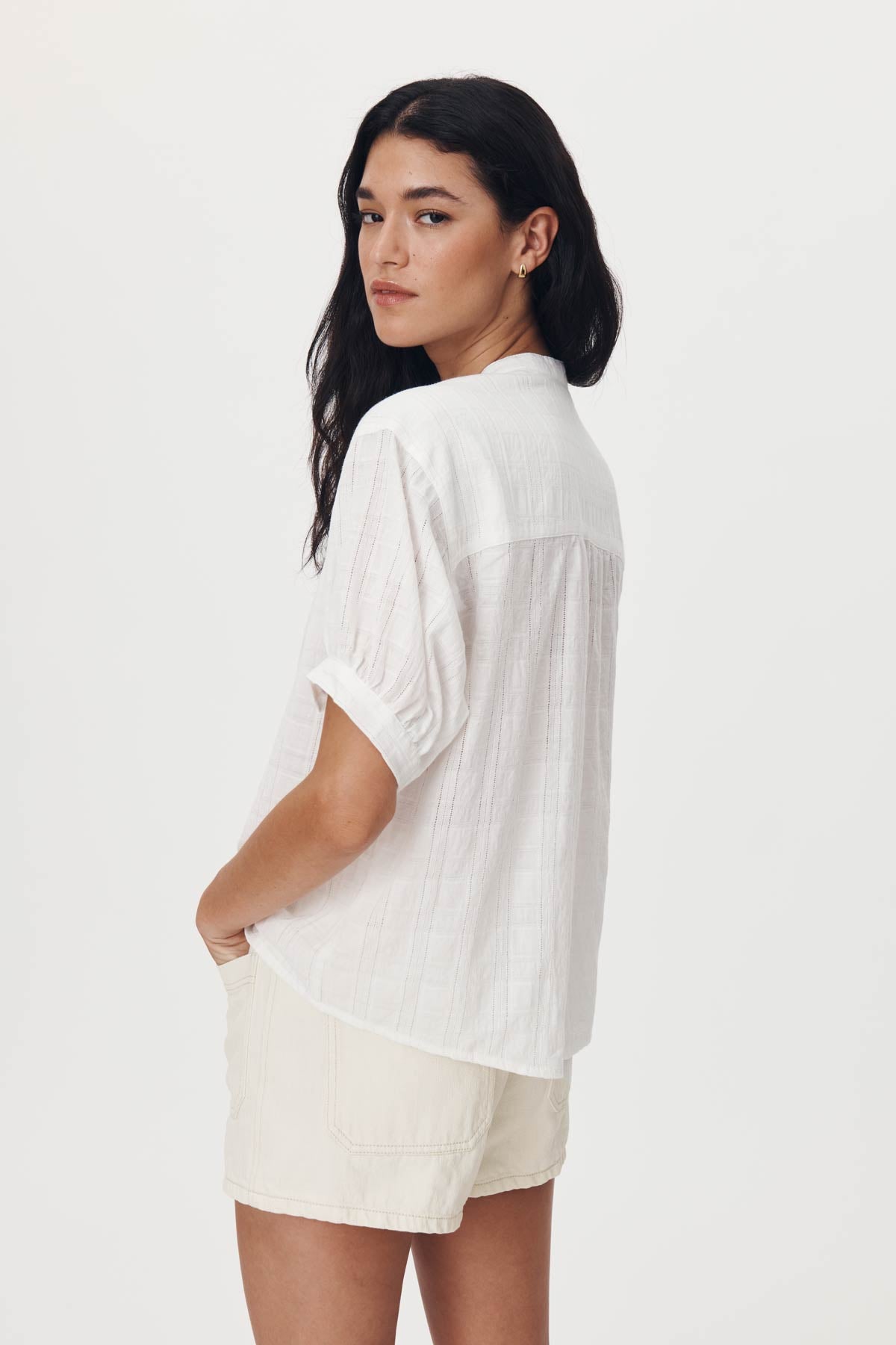 Rowie Cora Spring Blouse - Bone