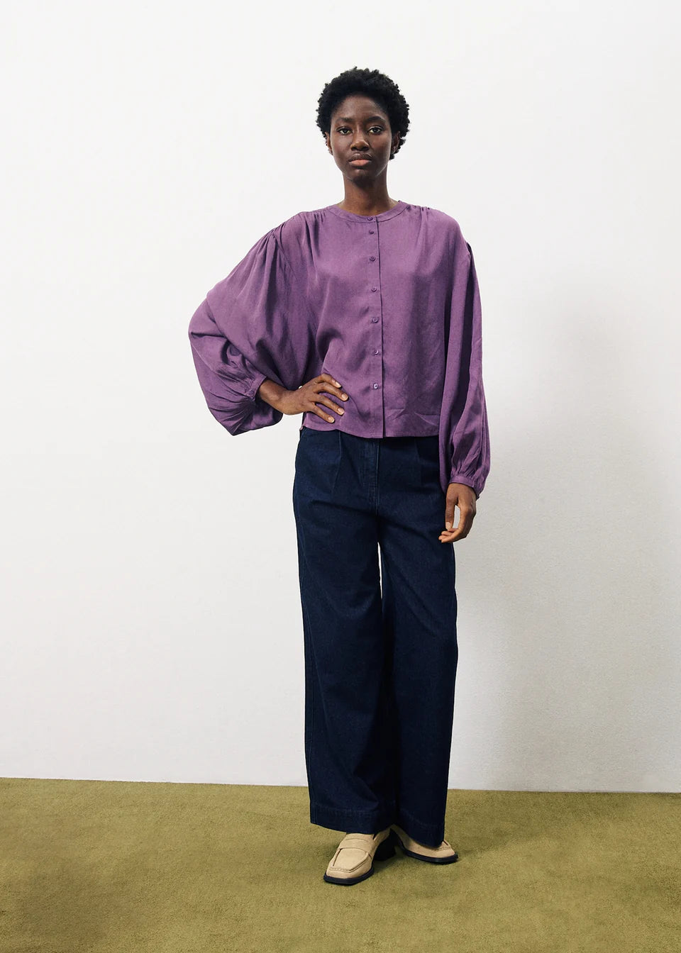 FRNCH Neola Shirt - Violet