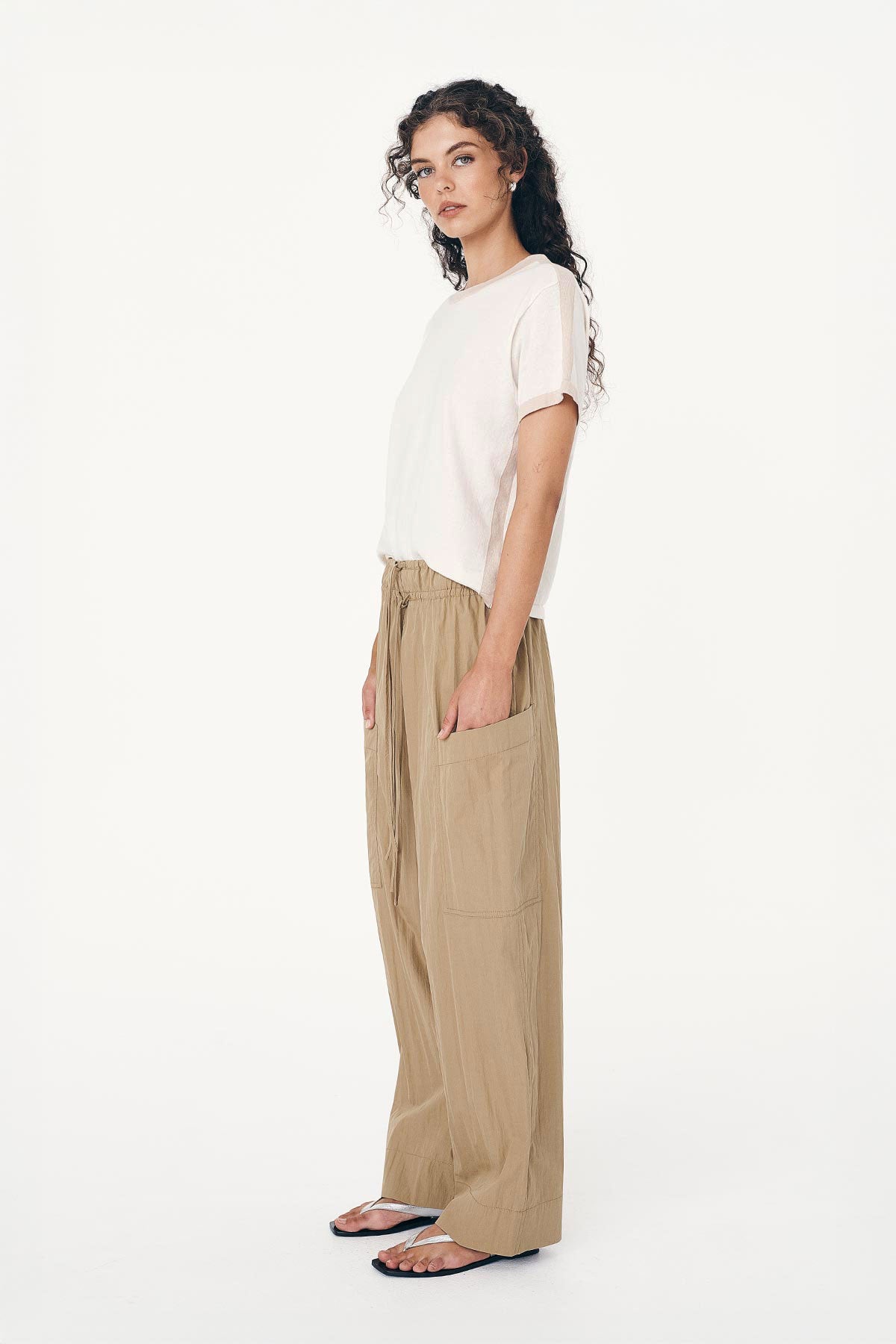 Jessica Cargo Pants - Washed Khaki