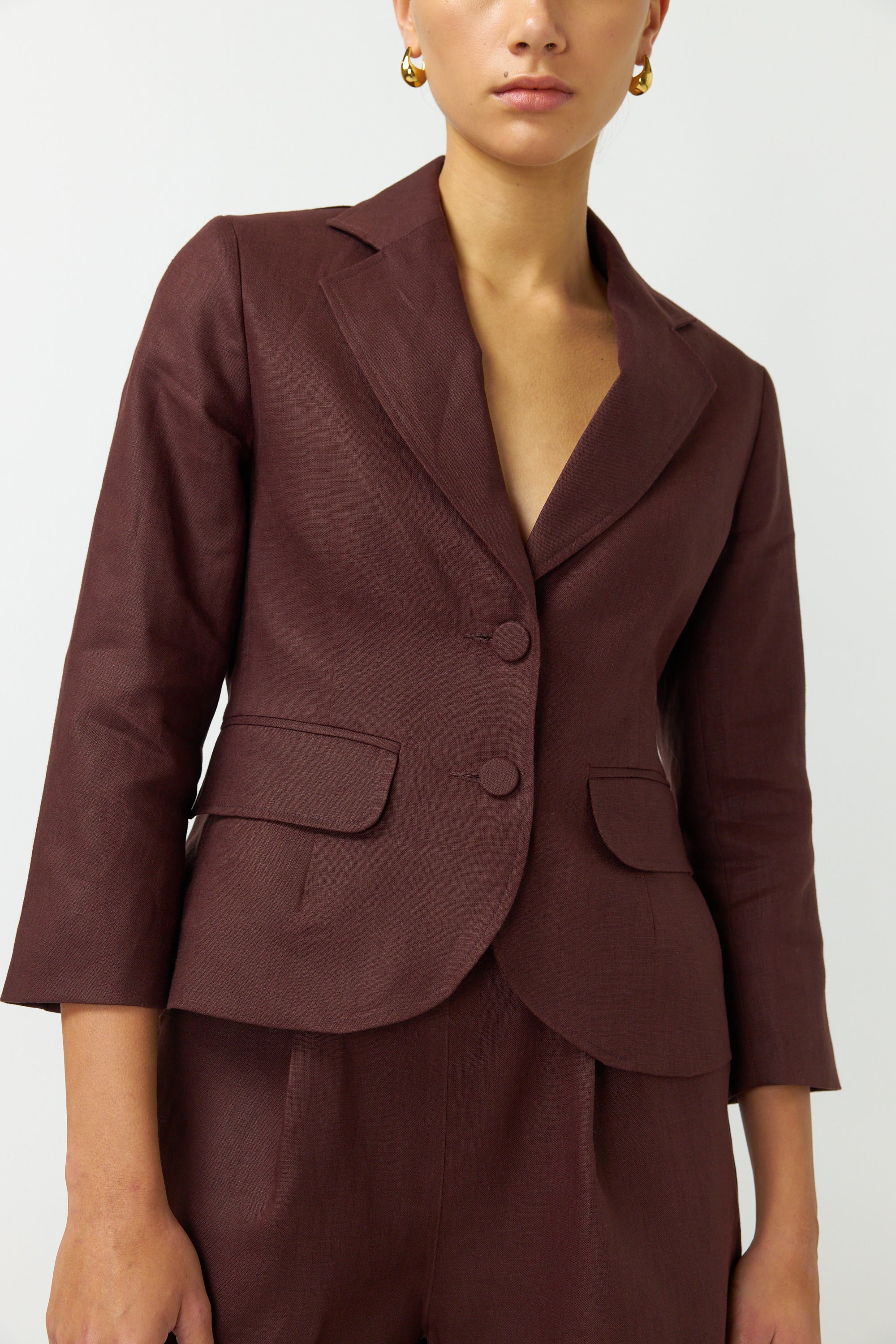 Kate Sylvester Marcelle Jacket - Espresso