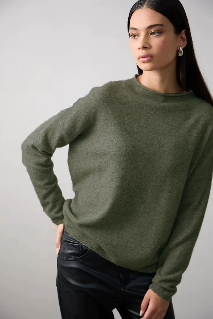 Mia Fratino Sloane Mockneck - Military