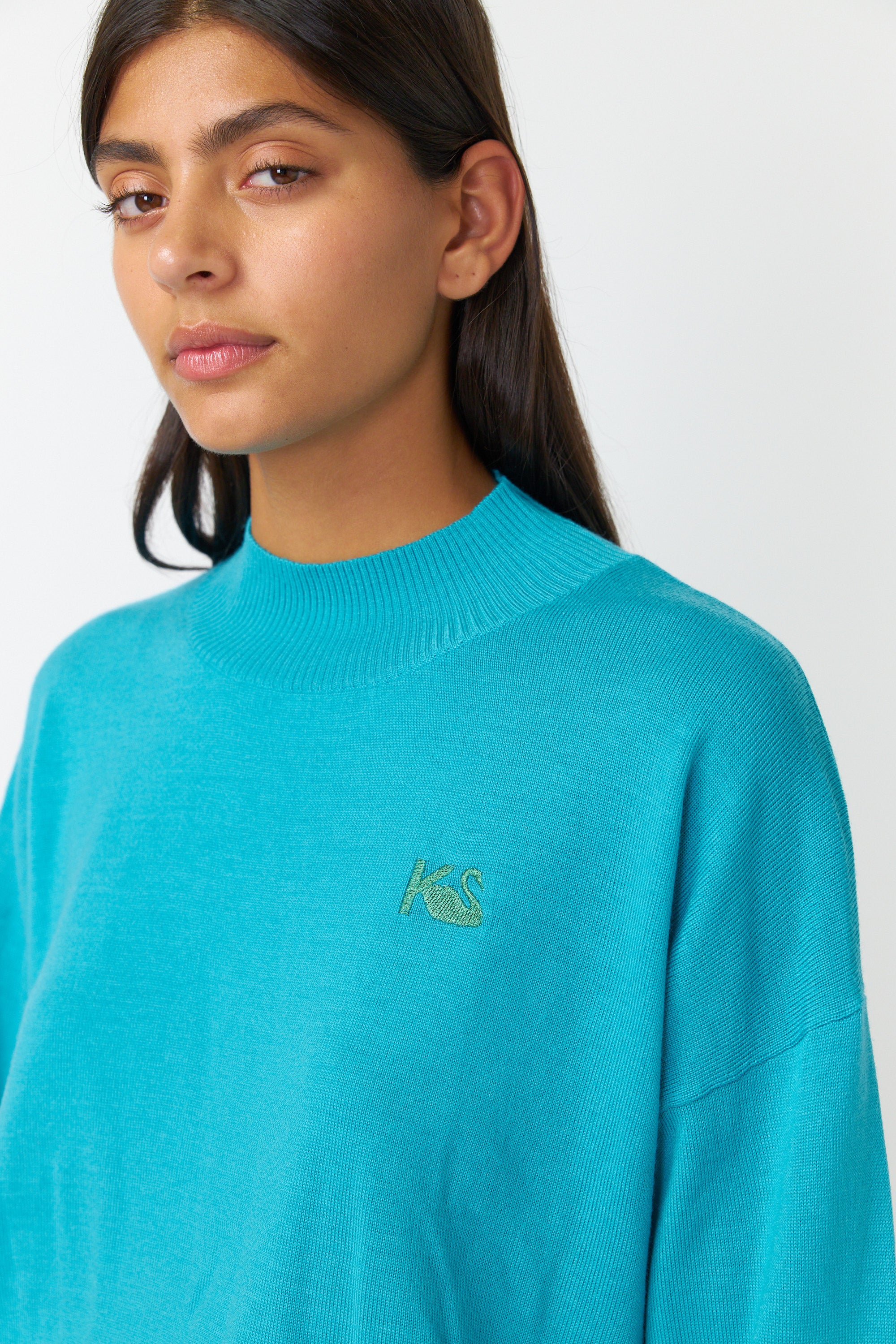 Kate Sylvester Teddy Jumper - Turquoise
