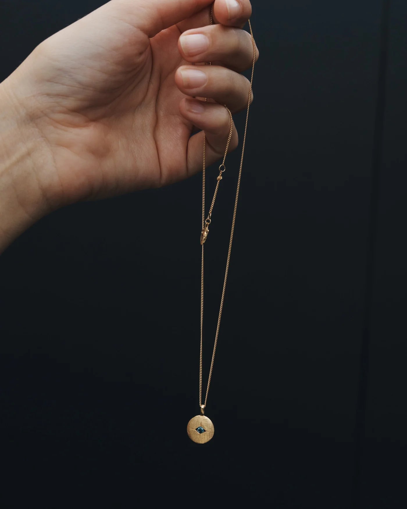 Mavi Eye Necklace - 18K Gold Vermeil