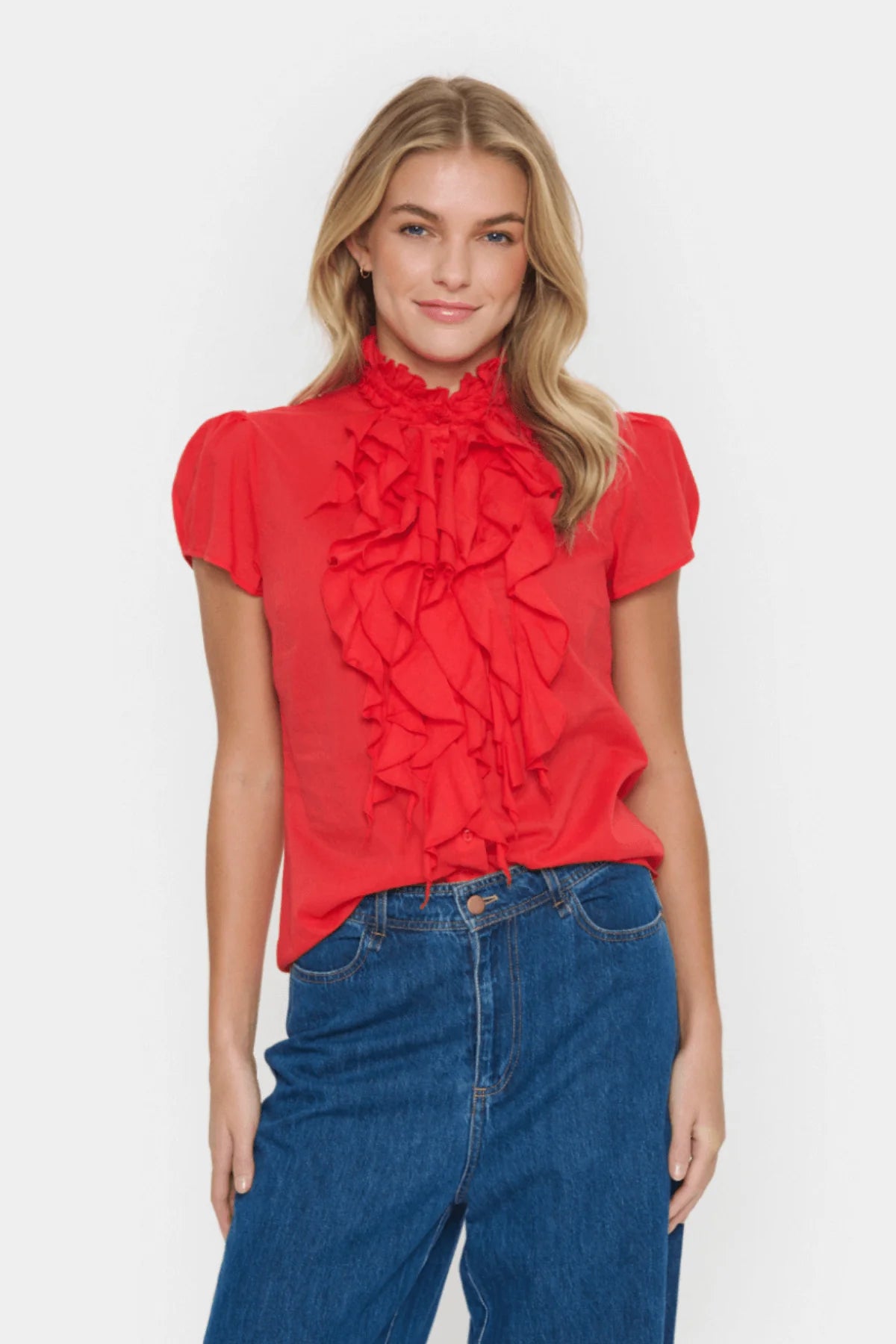 Saint Tropez Tili Shirt - Flame Scarlet